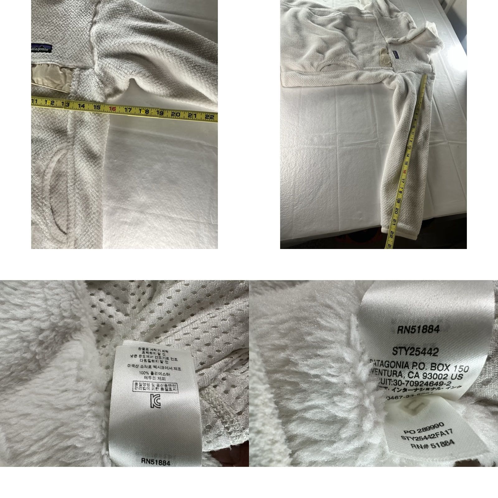 Patagonia Patagonia Synchilla Snap-T Fleece Pullover Jacket Womens Small White Fall 2017 Size S / US 4 / IT 40 - 8 Thumbnail