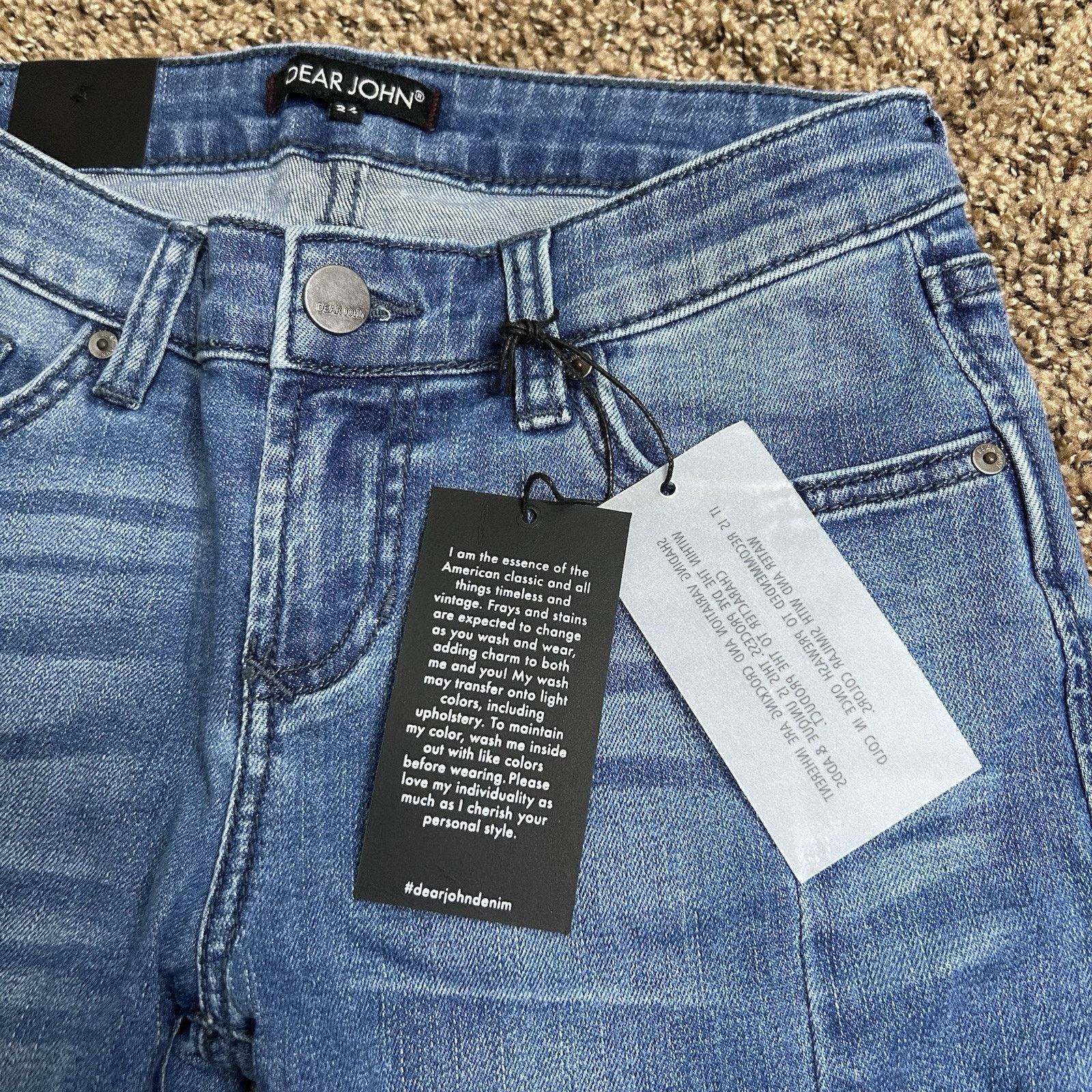Other Dear John Women Jeans 24 Joyride Ankle Skinny Denim Jean Mid Size 24" / US 00 / IT 34 - 5 Thumbnail