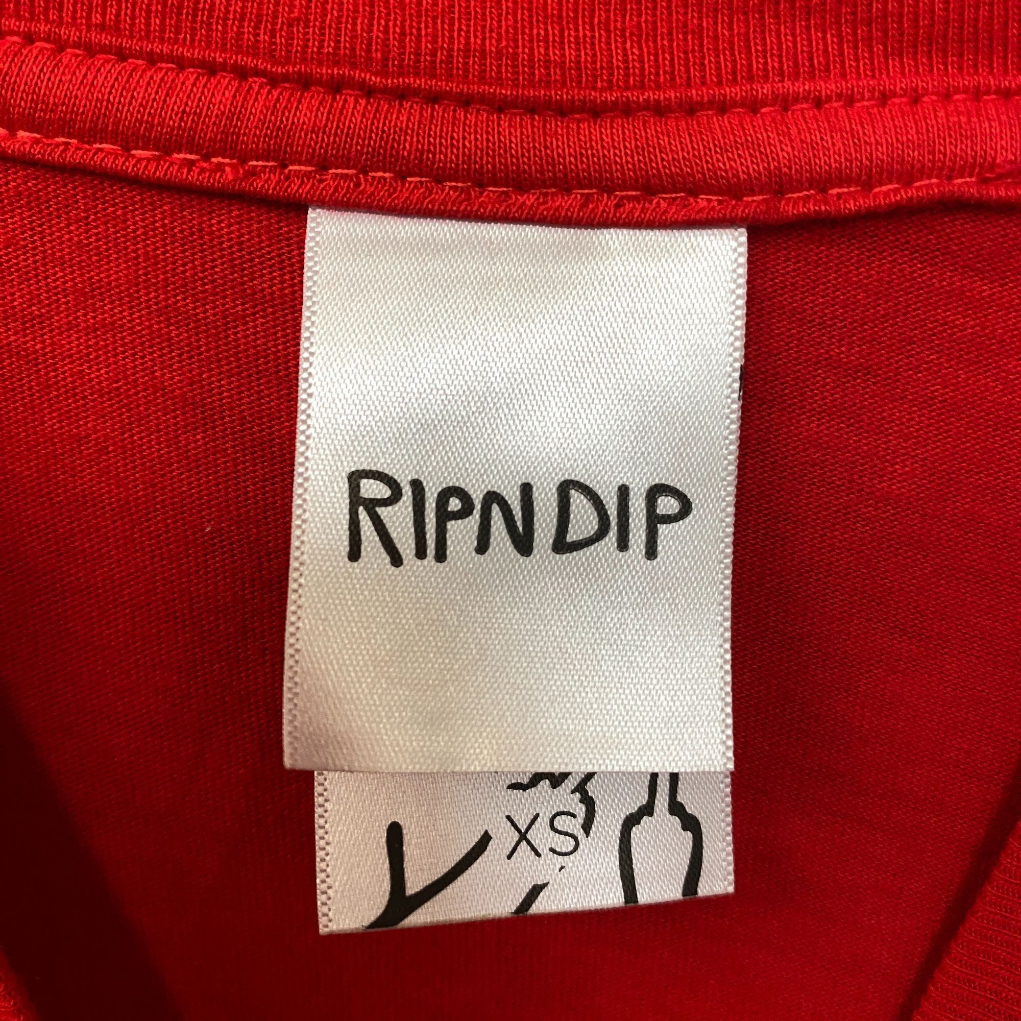 RIPNDIP RIPNDIP Lord Nermal Break Yo Self Alien Red T-Shirt Extra Sm Size XS / US 0-2 / IT 36-38 - 4 Thumbnail