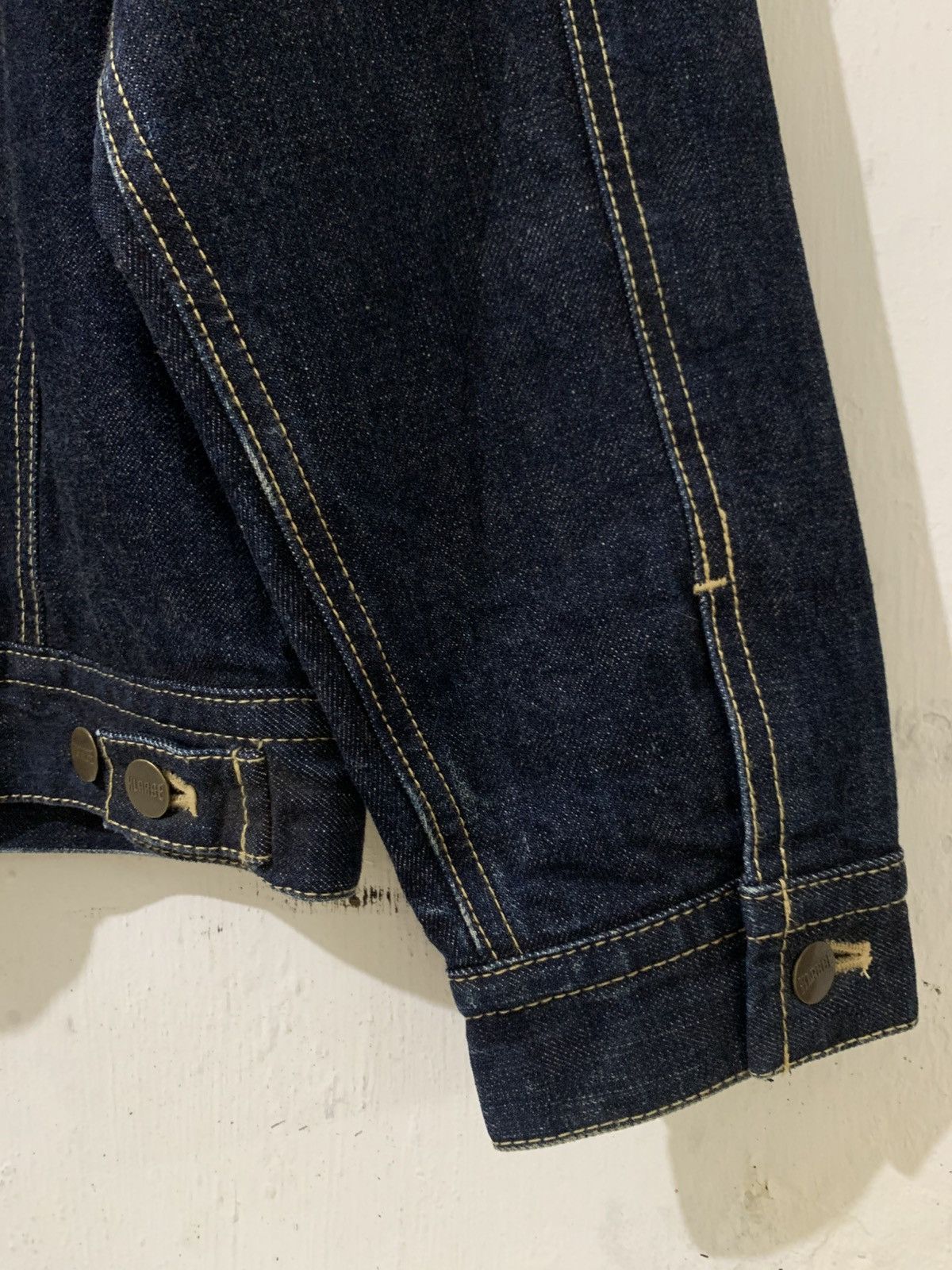 Xlarge Vintage XLarge beautiful silhouette selvedge denim jacket Size US L / EU 52-54 / 3 - 8 Thumbnail