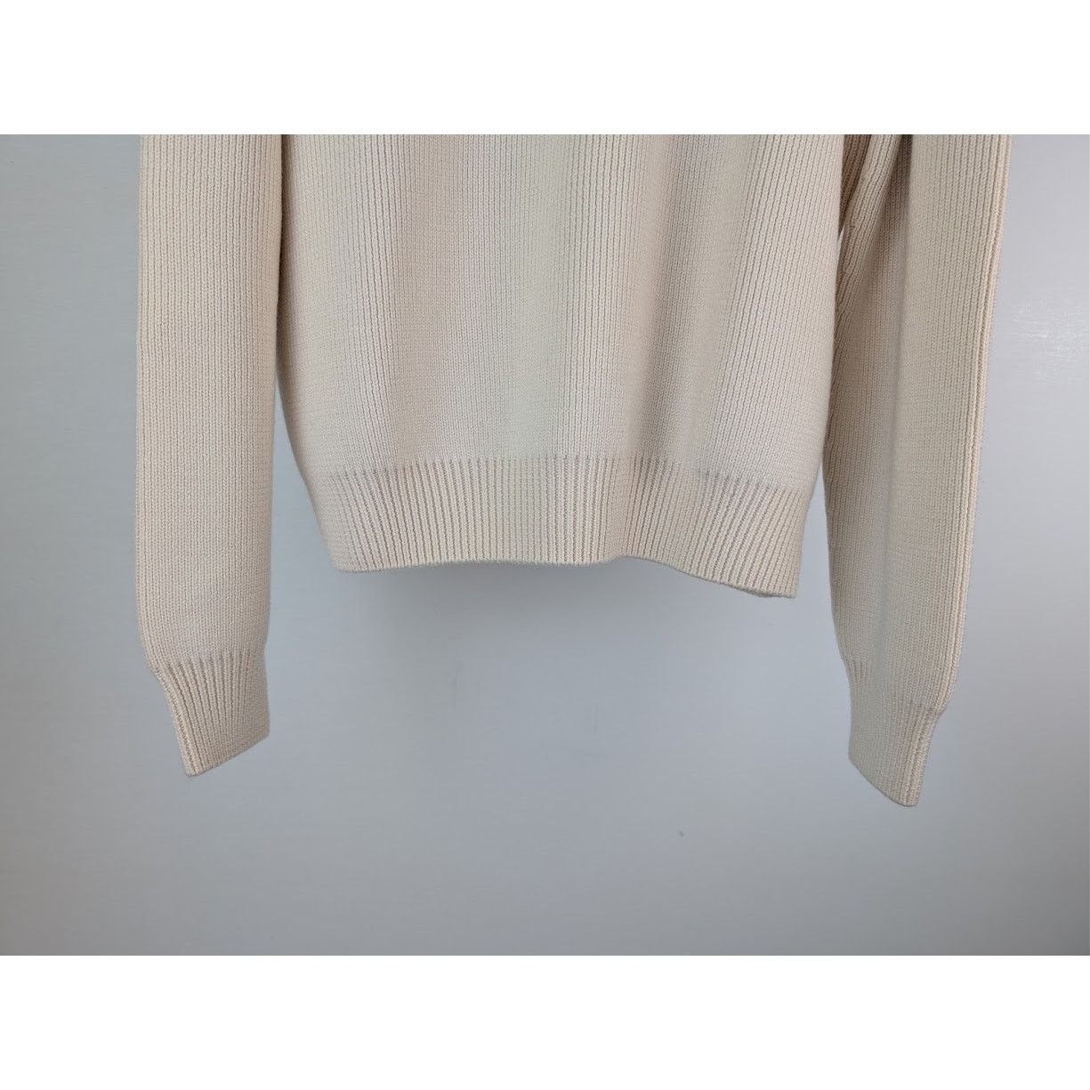 Tom Ford o1rshd1 Knitwear Button Sweater in Ivory Size US XL / EU 56 / 4 - 4 Thumbnail