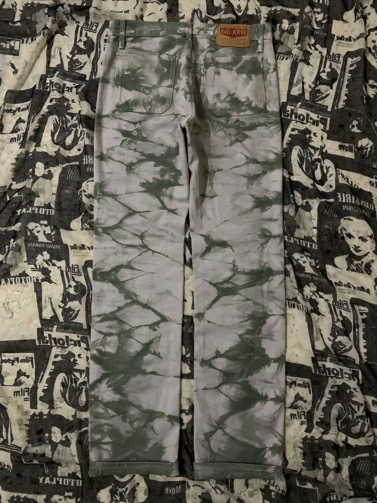 Big John 💥Vintage 90s Big John Japan Tie Dye Pant Size US 30 / EU 46 - 3 Thumbnail