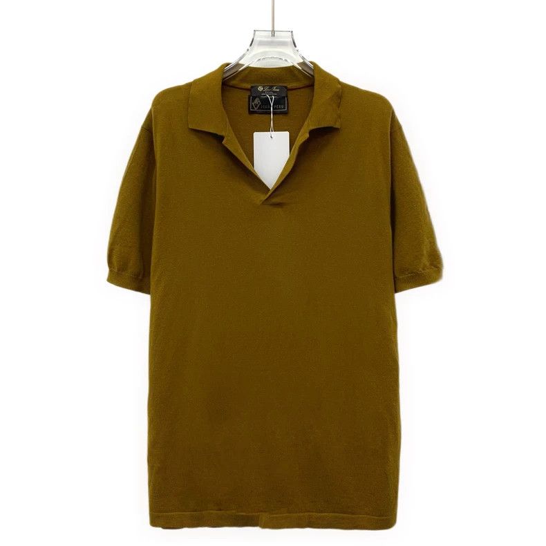 Loro Piana Loro Piana size 50 Deep brown short-sleeved polo shirt with Size US M / EU 48-50 / 2 - 1 Thumbnail