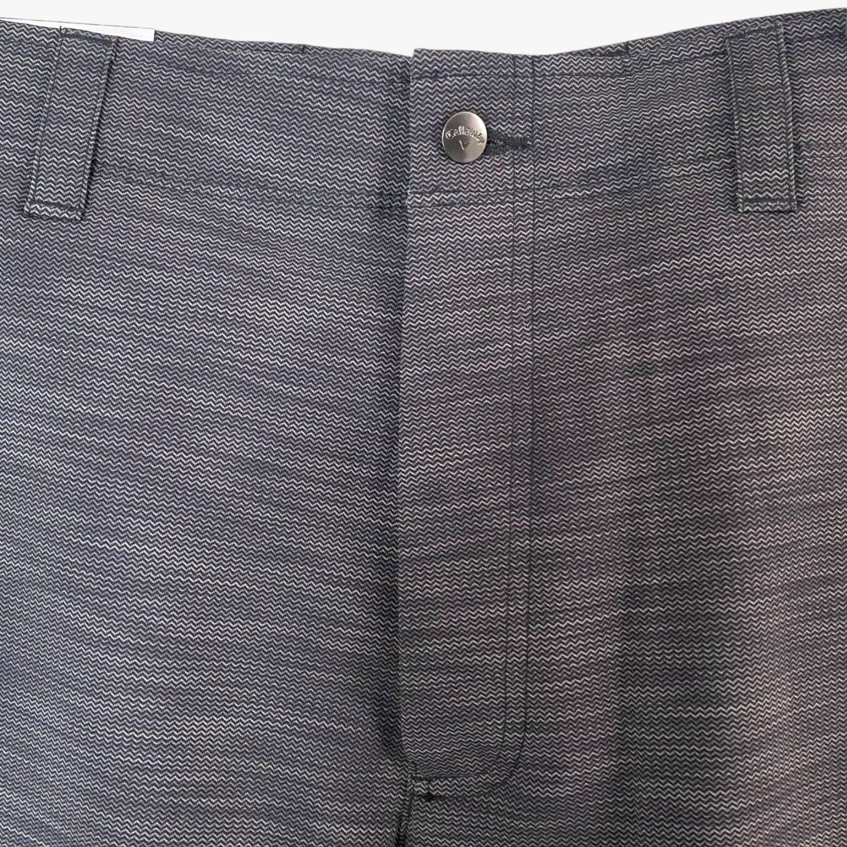 Callaway Callaway Stretch Performance Golf Short Gray Men's 36 Athletic Flat-Front New Simulated Flat Front Chino Pocket Logo 9" Inseam Size US 36 / EU 52 - 5 Thumbnail