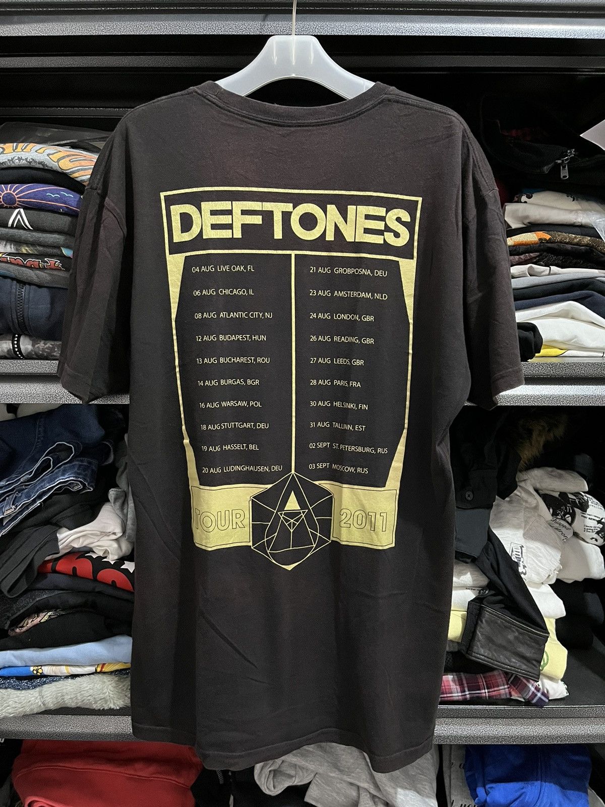 Band Tees Deftones diamond eyes tour 2011 tees Size US L / EU 52-54 / 3 - 2 Thumbnail