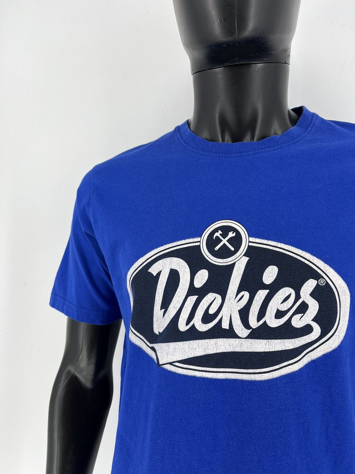 Dickies × Vintage Vintage Dickies Blue Tee T-Shirt Classic Big Logo Size M Size US M / EU 48-50 / 2 - 6 Thumbnail