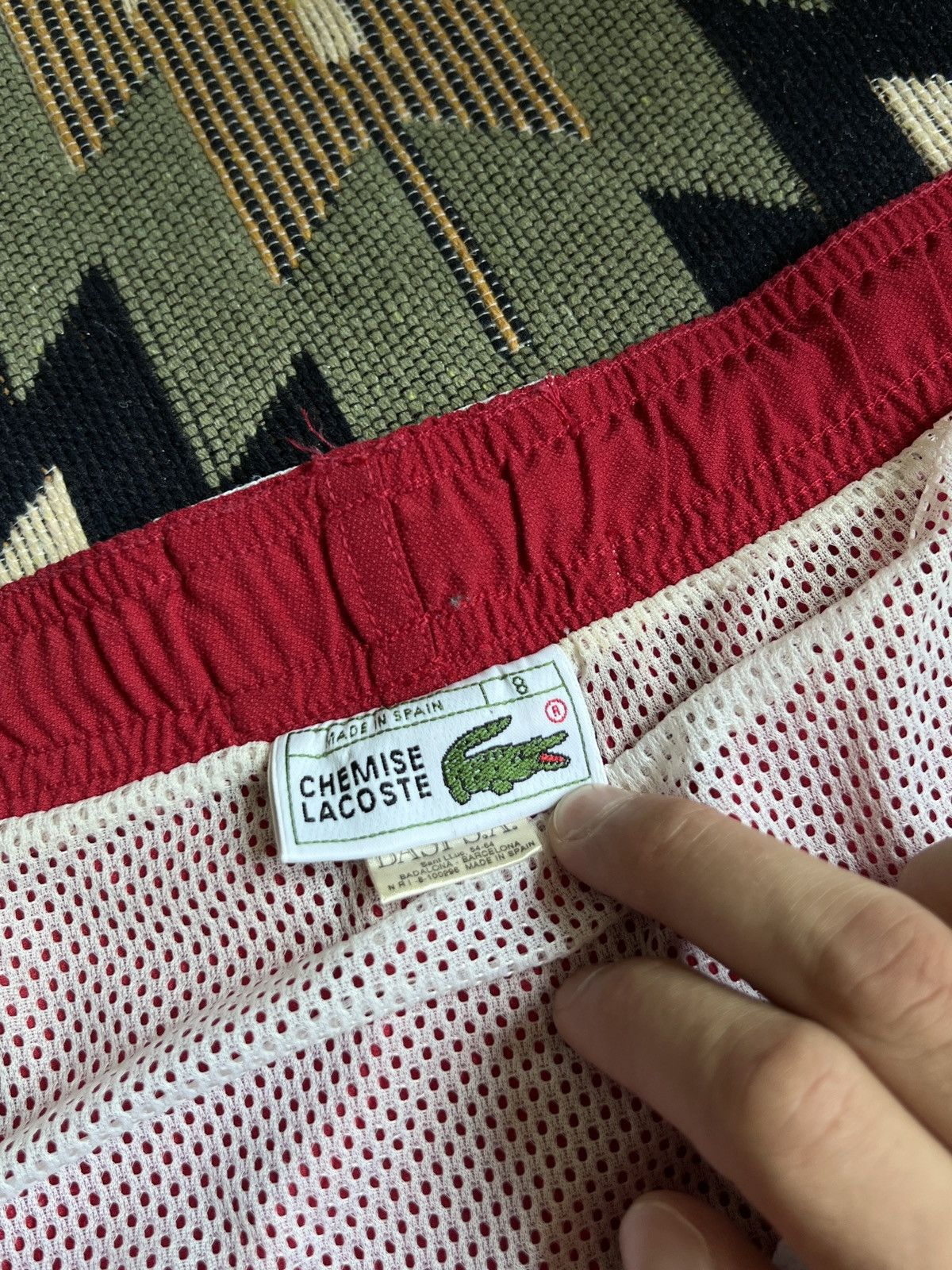 Lacoste Vintage Lacoste Chemise Yachting Swim Shorts Size US 36 / EU 52 - 11 Thumbnail