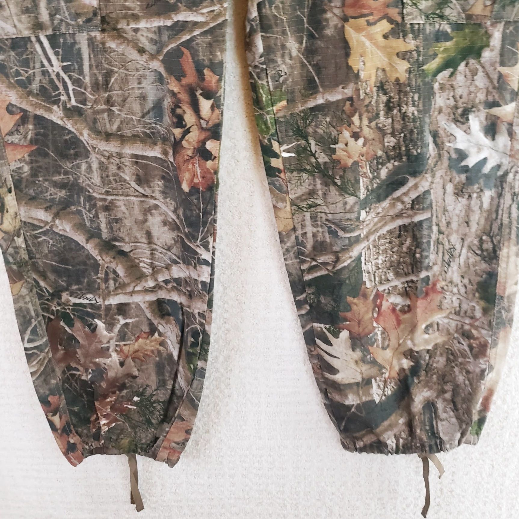 Hunter Ridge Hunter Pants Mens Large Brown TrueTimber Camouflage Cargo Straight Leg Tie Size US 33 - 2 Thumbnail