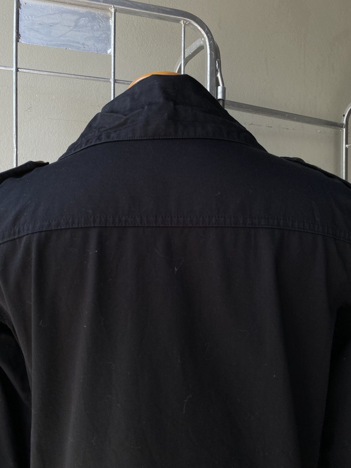 HARE Hare Black Biker Cargo Denim Jacket. Size US M / EU 48-50 / 2 - 6 Thumbnail