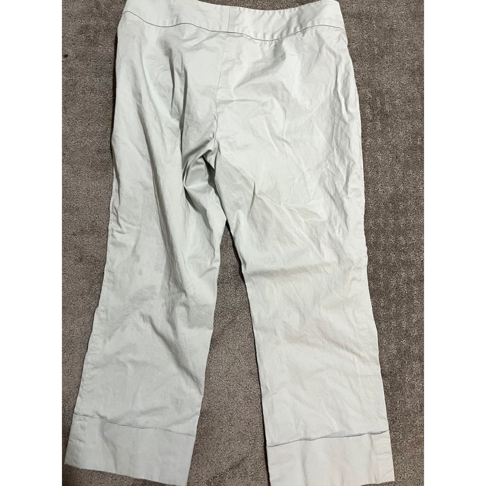 Banana Republic Banana Republic Martin-Fit Pants Women 12 Dress Pants Adult Regular Cropped Blue Cotton Blend Solid Womens Size 34" / US 12 / IT 48 - 3 Thumbnail