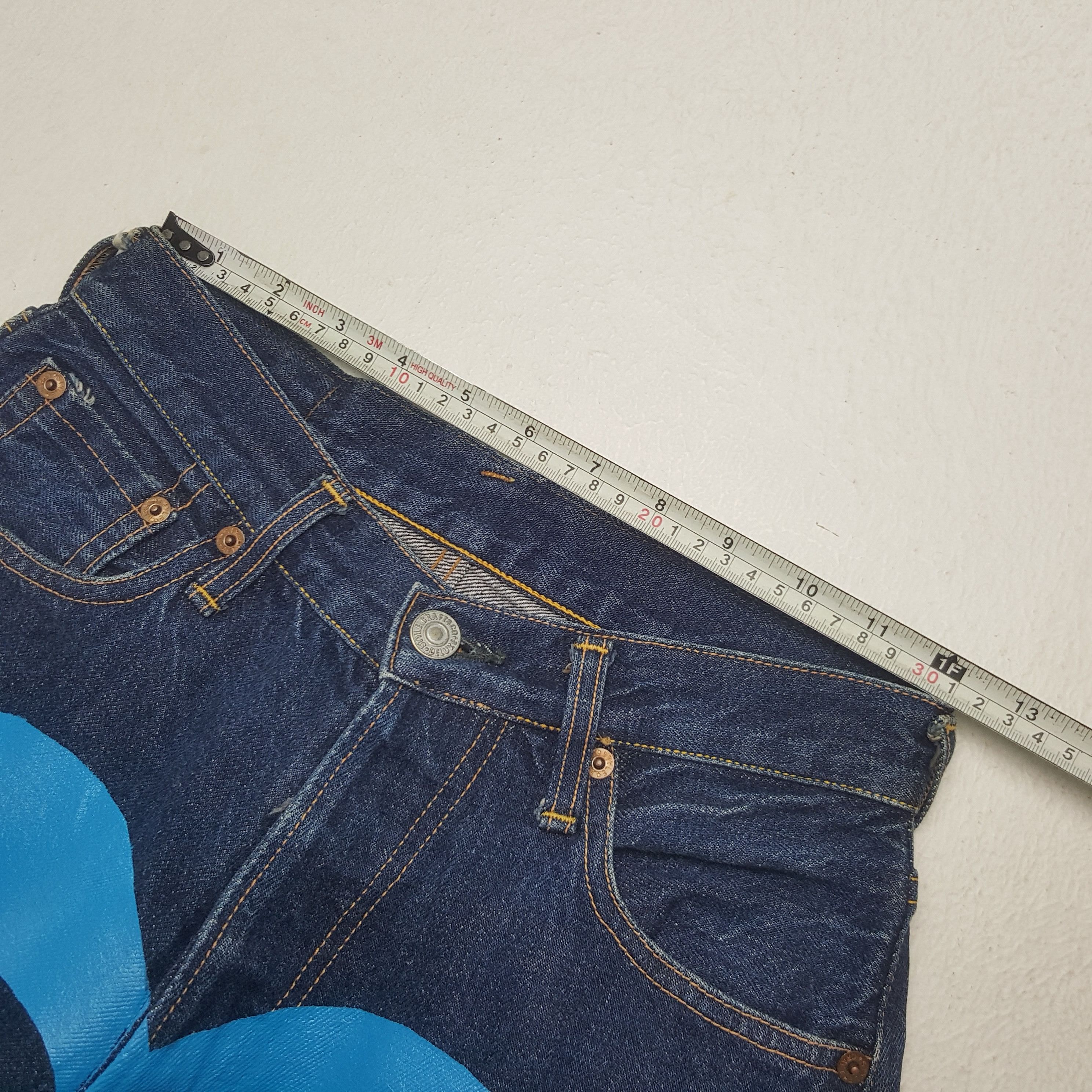 Japanese Brand Vintage Evis Japanese Brand Daicock Denim Jeans C280N24 Size 24" / US 00 / IT 34 - 9 Thumbnail