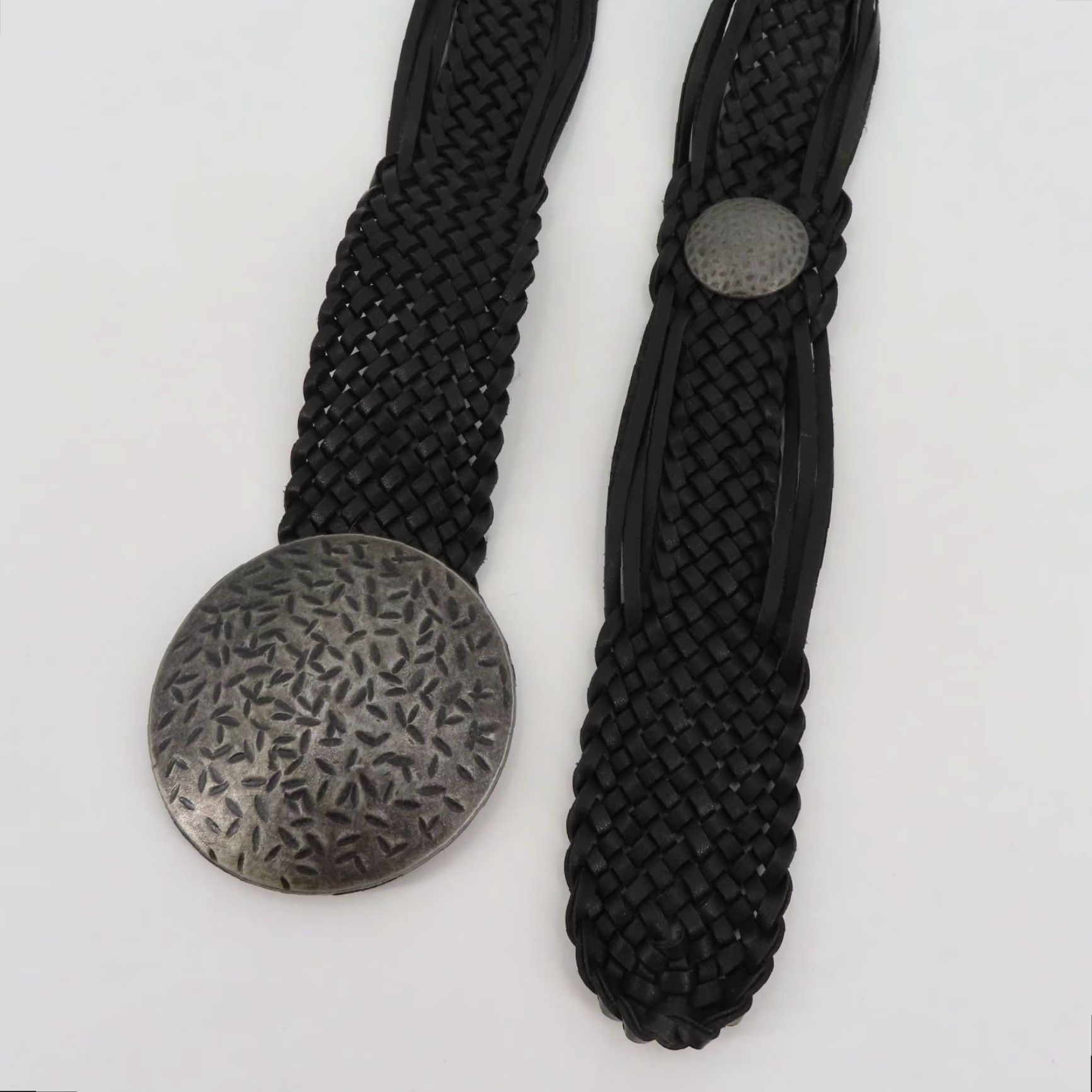 Vintage Vintage Black Faux Leather Braided One Size Fits Most Belt User: Vintage Black Faux Leather Braided One Size Fits Most Belt Size ONE SIZE - 7 Thumbnail