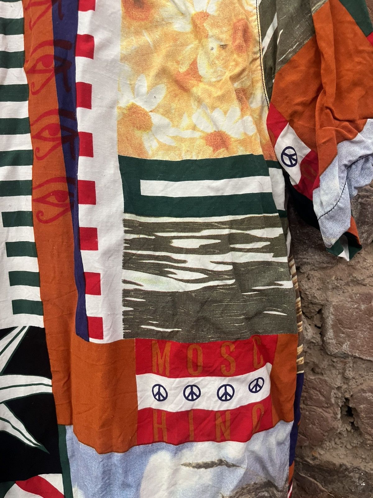 Moschino Moschino Jeans Kollektion 90s Shirt Patchwork Italy Size S / US 4 / IT 40 - 13 Thumbnail