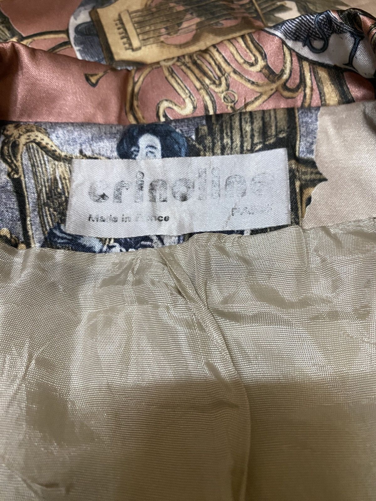 Vintage Vintage 90s Crinoline Fullprint With Decorative Cherubs Size M / US 6-8 / IT 42-44 - 7 Thumbnail