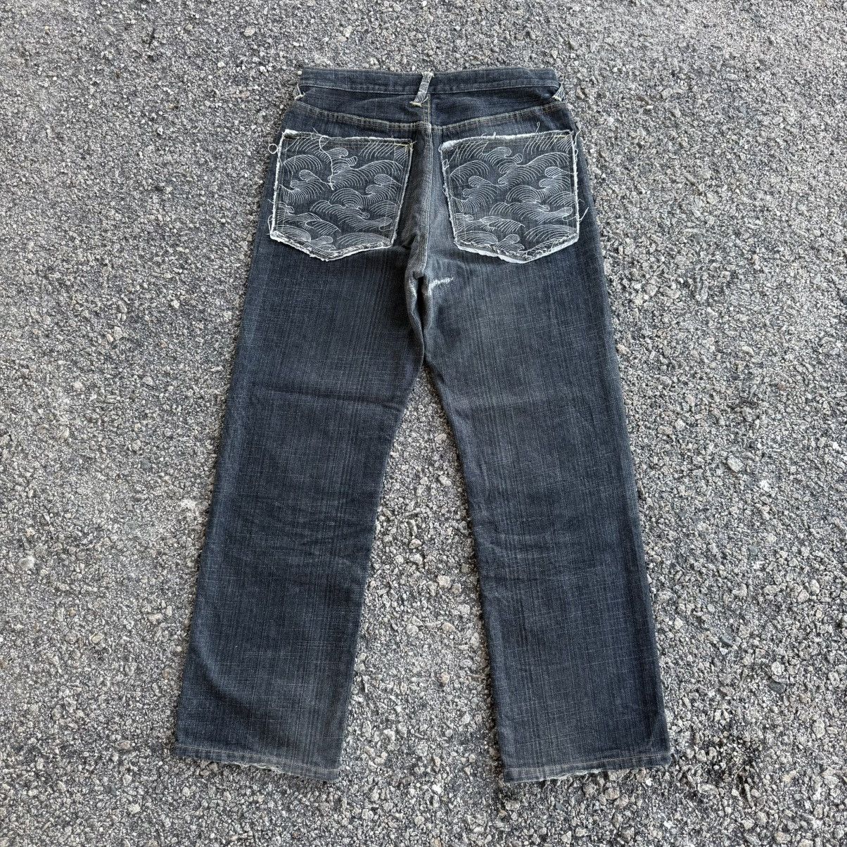 Japanese Brand × Jean × Vintage VINTAGE GUMU INTERNATIONAL BLACK JEAN DENIM PANTS Size US 32 / EU 48 - 1 Thumbnail