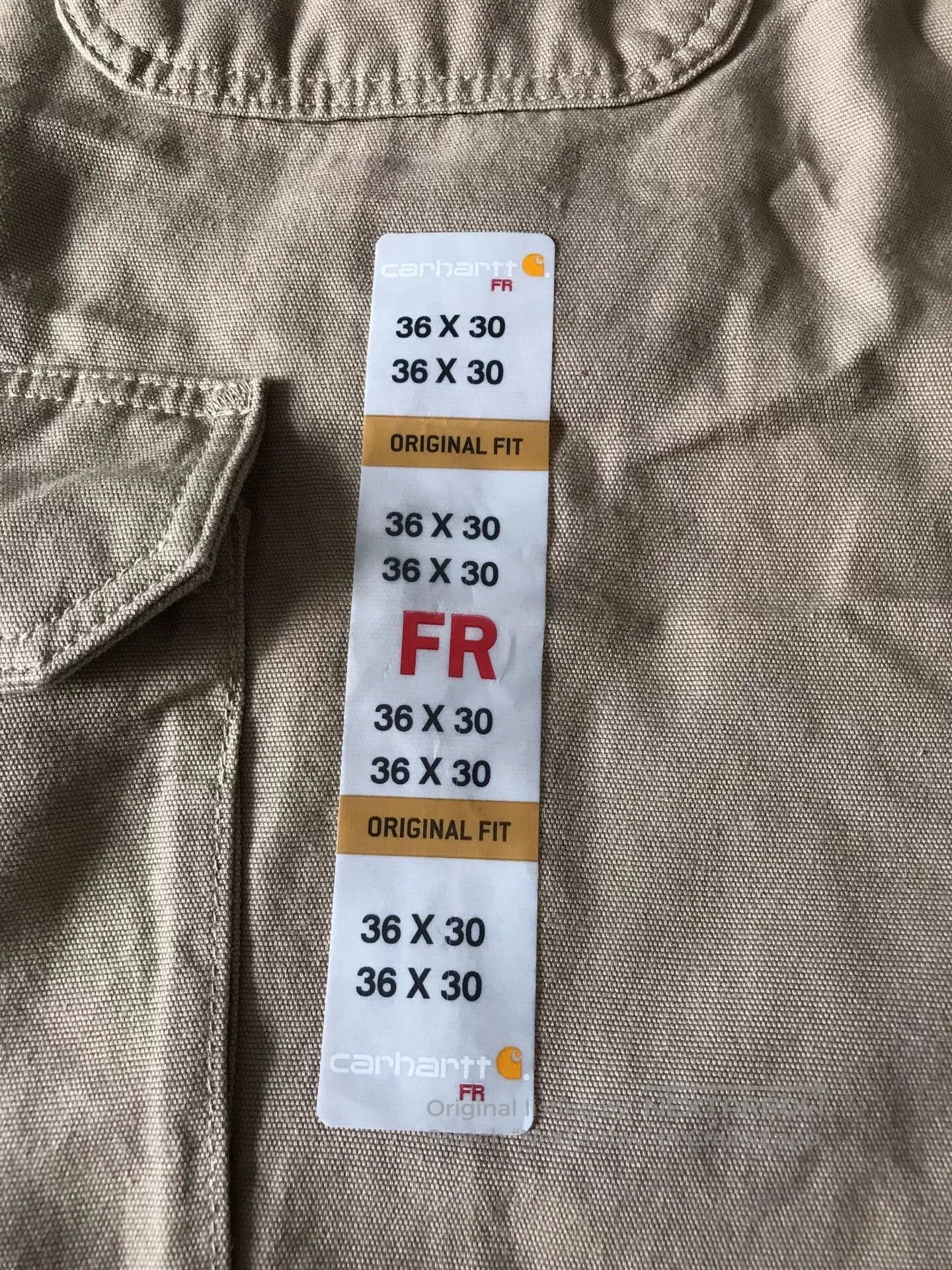 Carhartt Carhartt FRB240 GKH Cargo Work Pants. Size US 36 / EU 52 - 7 Thumbnail