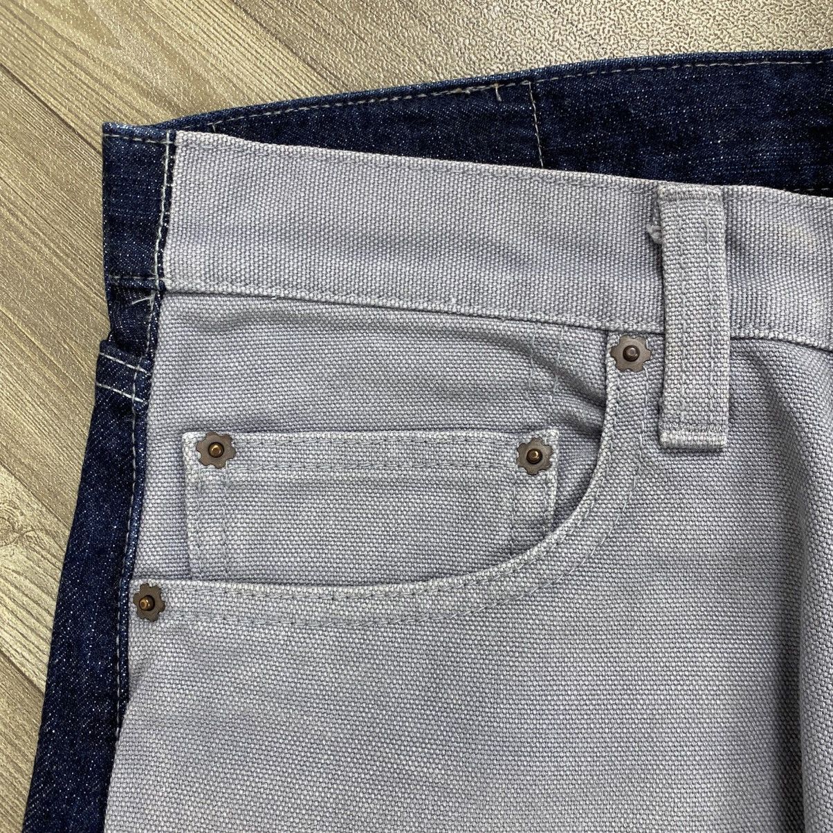 Japanese Brand Vintage Kojima Genes Japan Reconstruct Grey Denim Pants Y2K Size US 30 / EU 46 - 4 Thumbnail