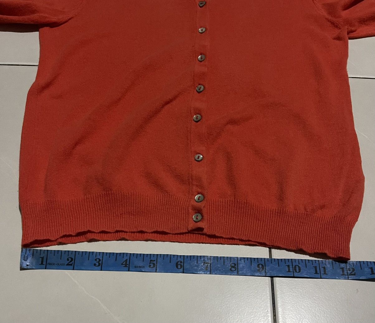 Japanese Brand Earth Music & Ecology Light Orange Knitwear Cardigan #S1204 Size S / US 4 / IT 40 - 11 Thumbnail