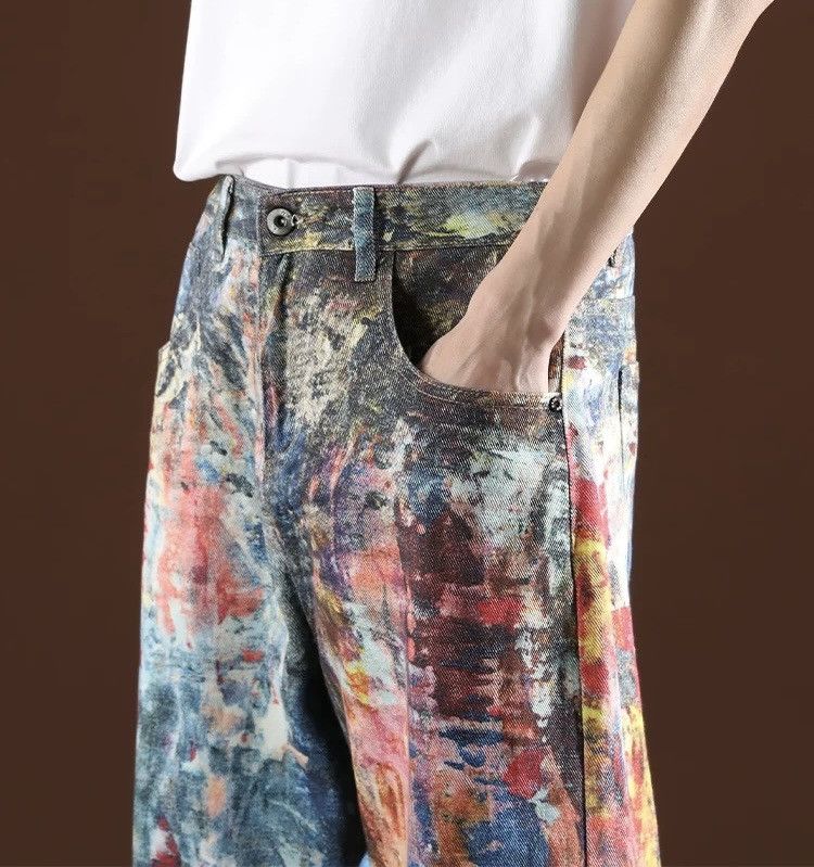 Other Graffiti Oil-Painting Style Denim Size US 32 / EU 48 - 2 Thumbnail
