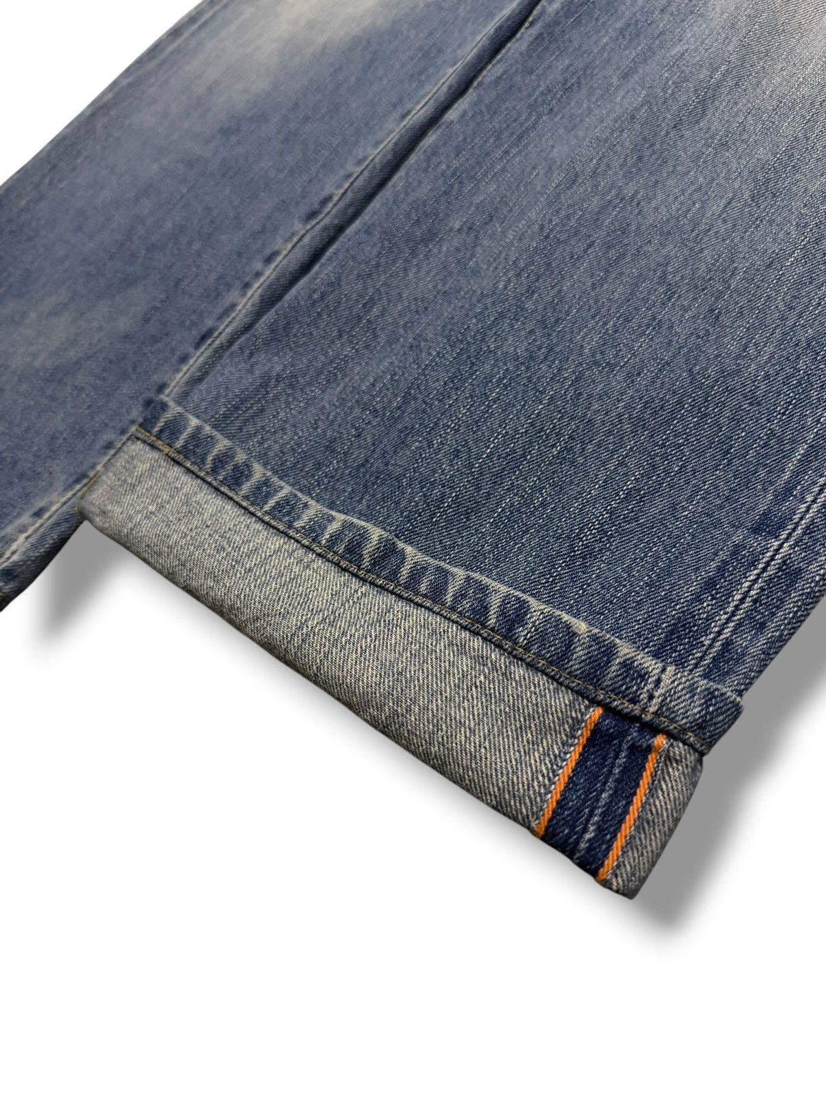 Edwin Vintage EDWIN 505Z Selvedge Denim Jeans Made in Japan | W33 Size US 33 - 8 Thumbnail