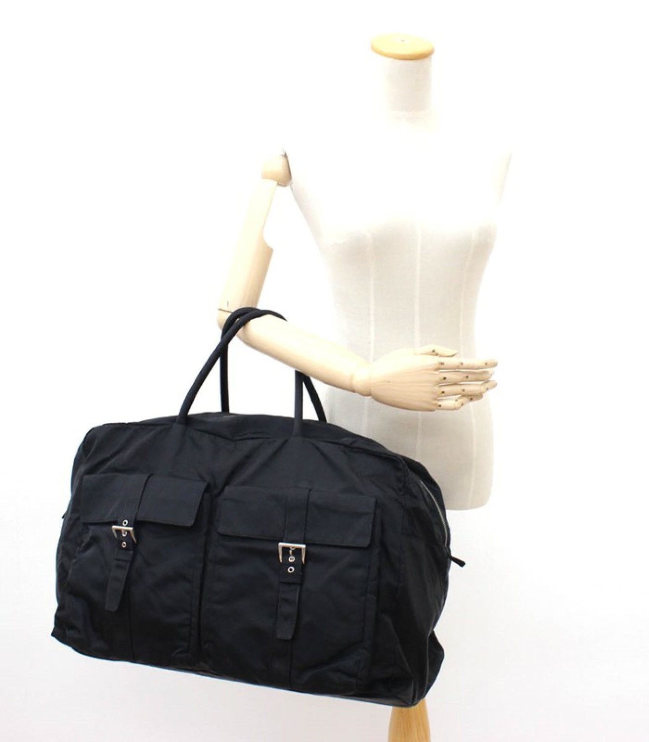 🔥PRADA BOSTON NYLON HANDBAG