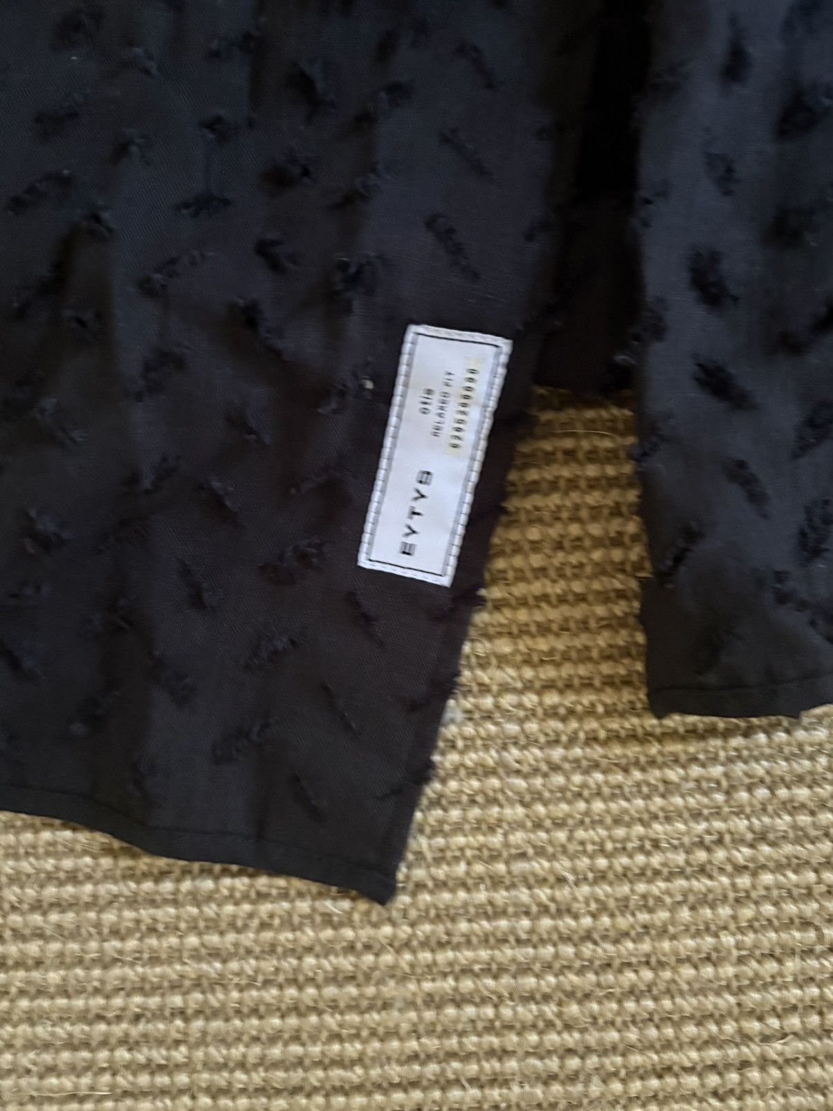 Eytys Eytys Shirt Black Size US M / EU 48-50 / 2 - 3 Thumbnail