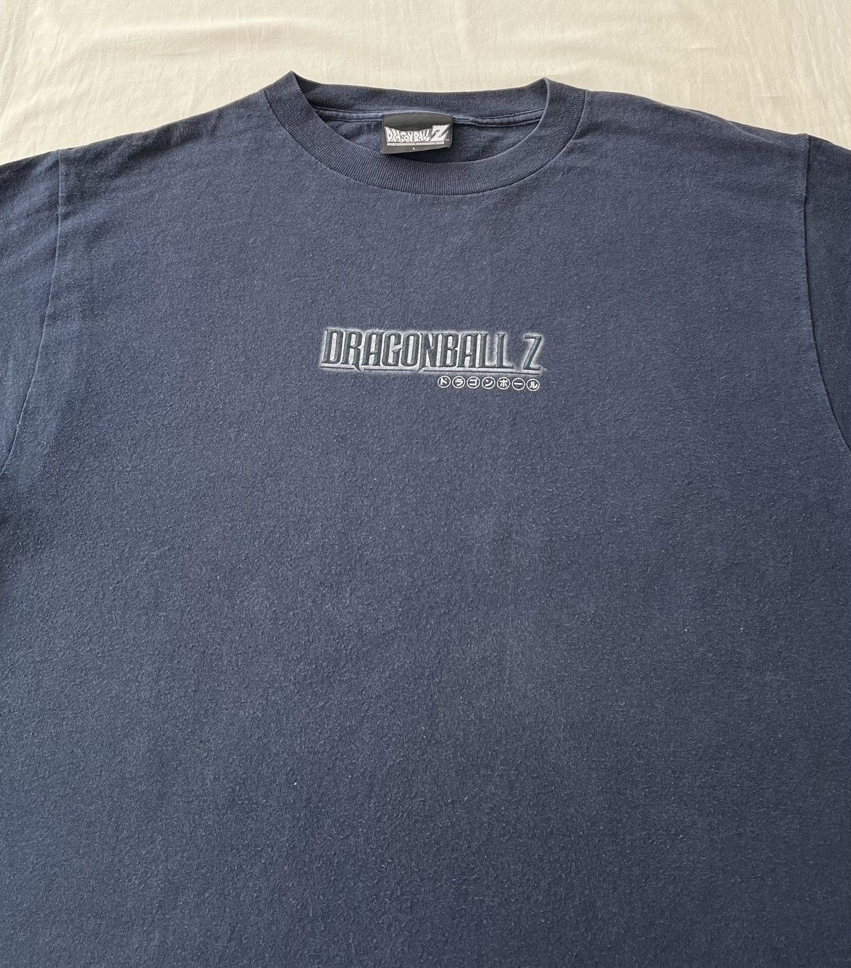 Anime Vintage 1997 Dragon Ball Z Son Goku Anime Manga Navy T-shirt Size US L / EU 52-54 / 3 - 4 Thumbnail