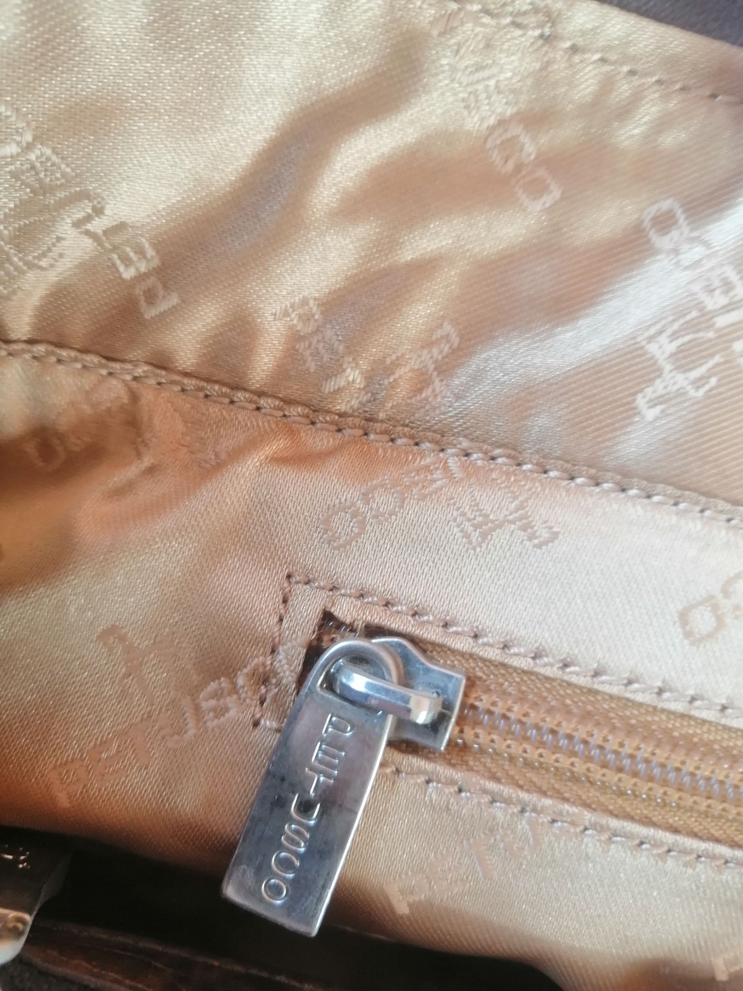 Vintage Petusco Brown Croc Embossed Handbag Made in Spain Size ONE SIZE - 2 Thumbnail