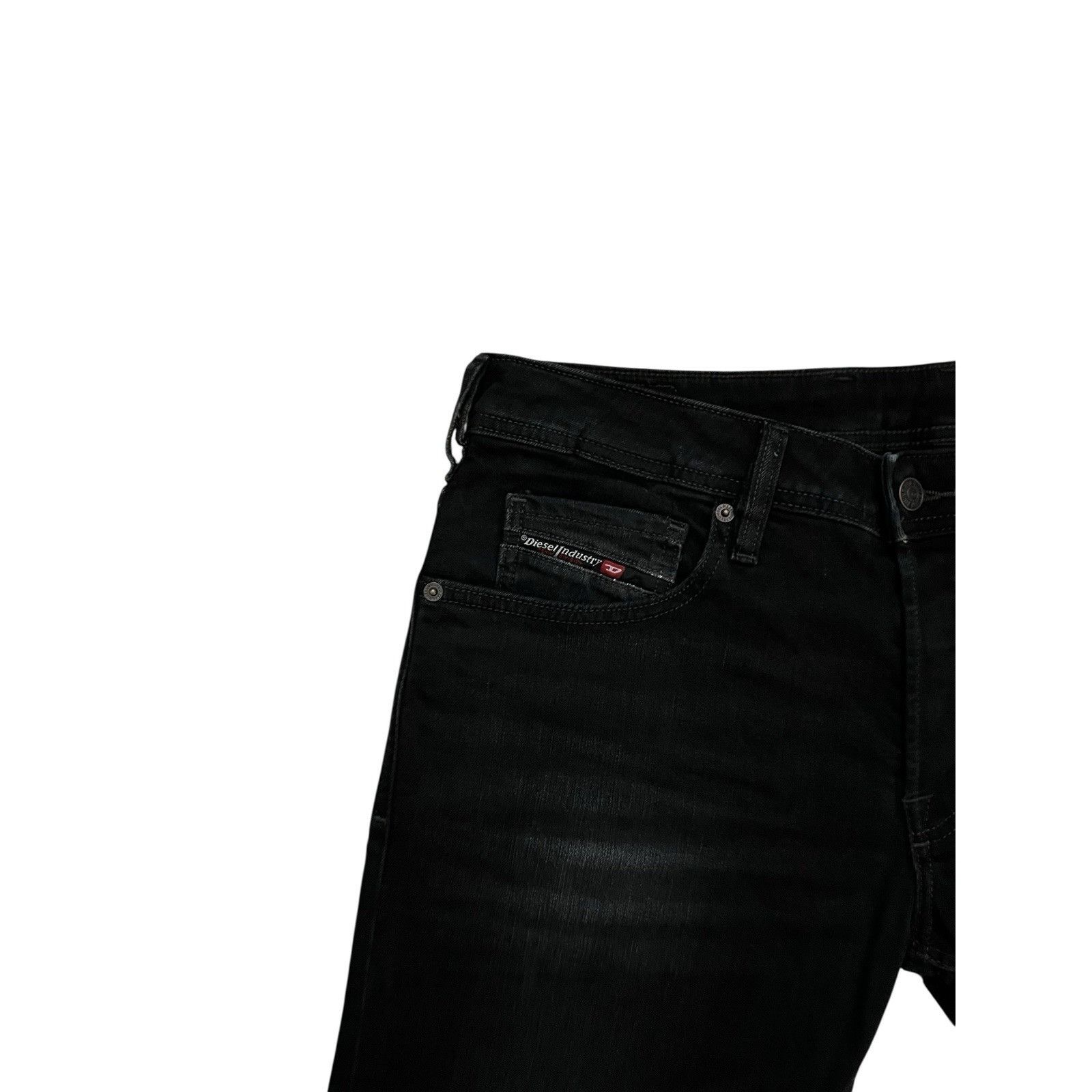 Diesel Diesel Mens Zatiny Slim Bootcut Jeans RB064 Black Size 36/32 Size US 36 / EU 52 - 3 Thumbnail