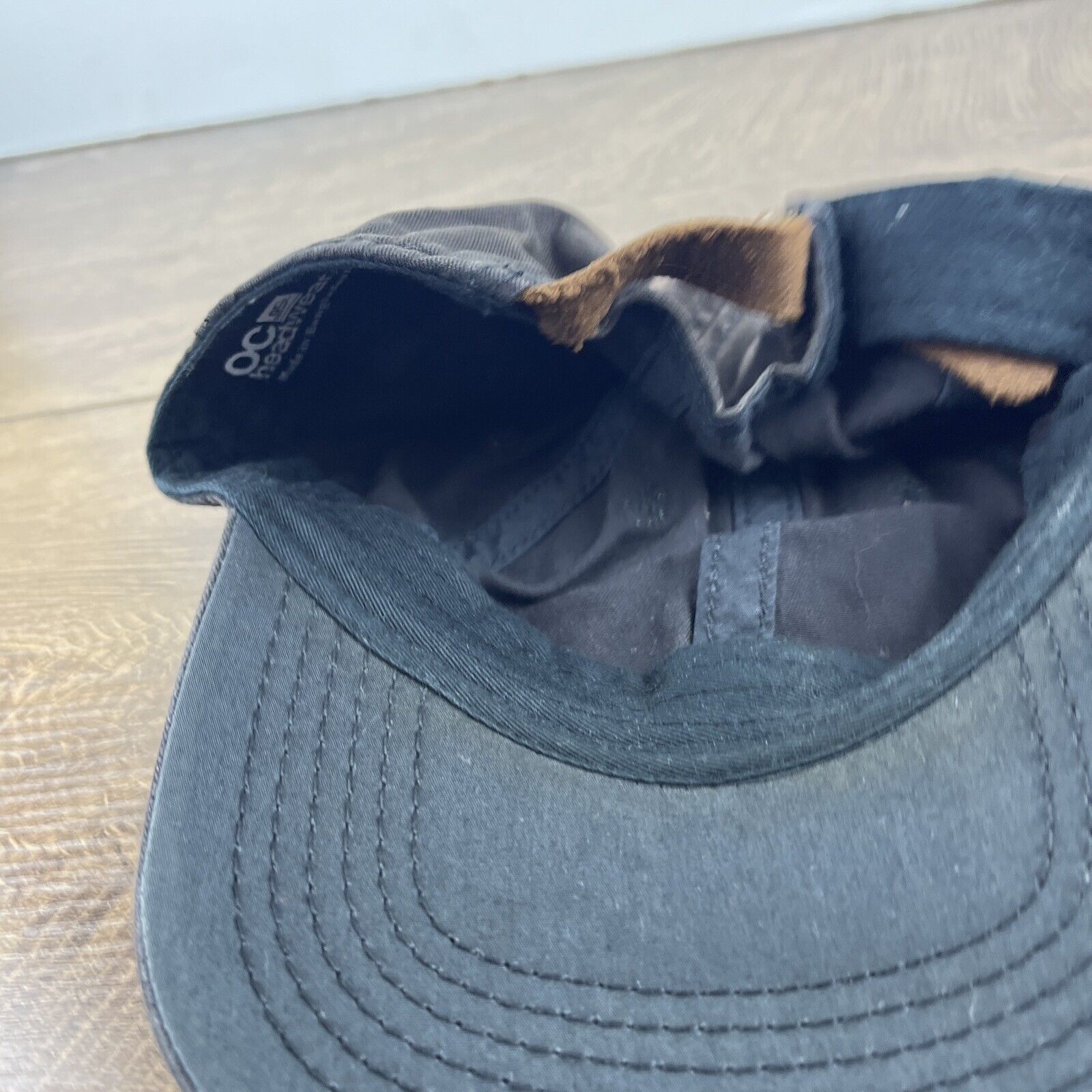 Other Faded Black Hat Adjustable Adult Size Hat Black Cap Size ONE SIZE - 12 Thumbnail