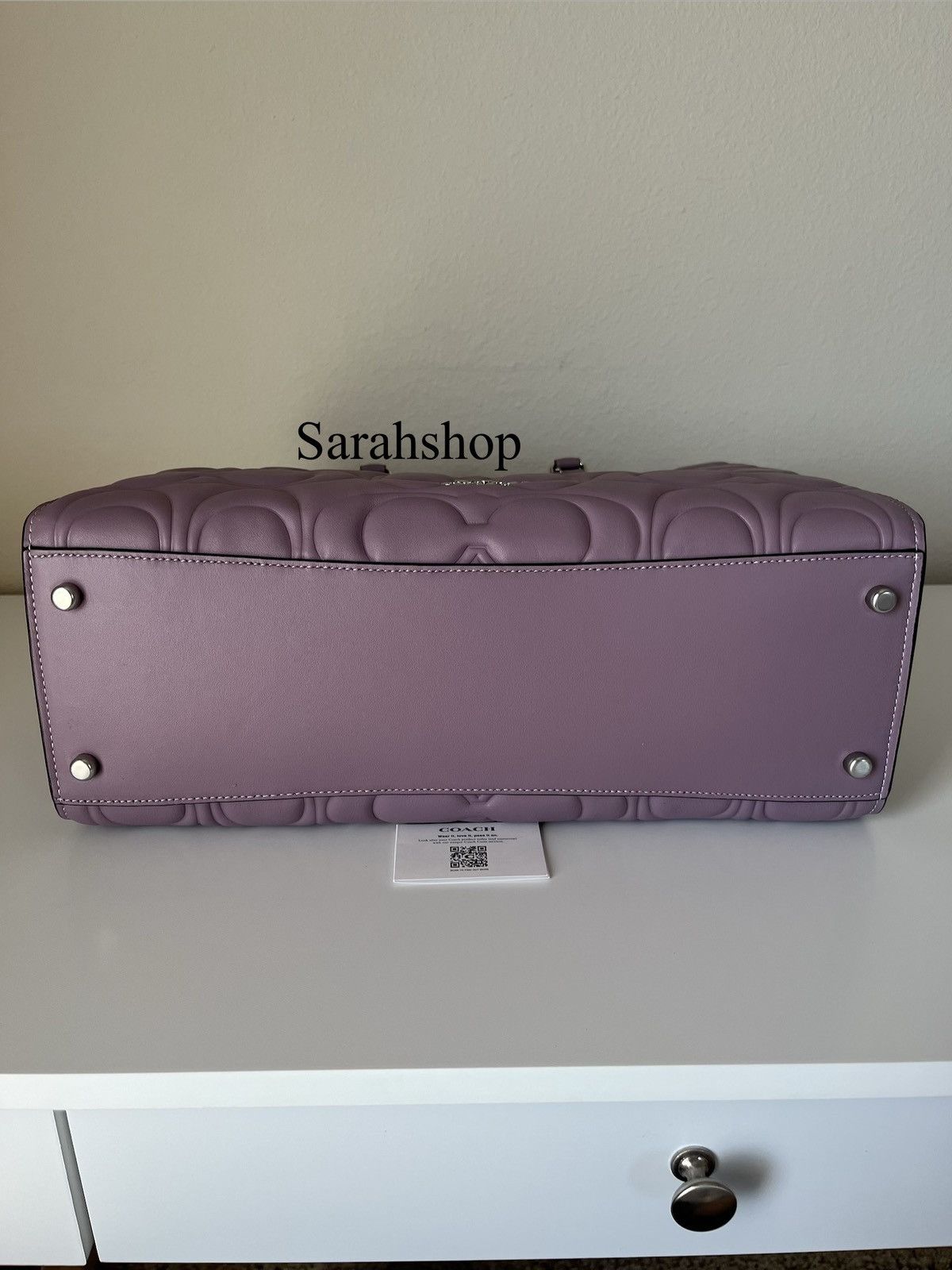 Coach Maggie Tote In Signature Leather Size ONE SIZE - 5 Thumbnail