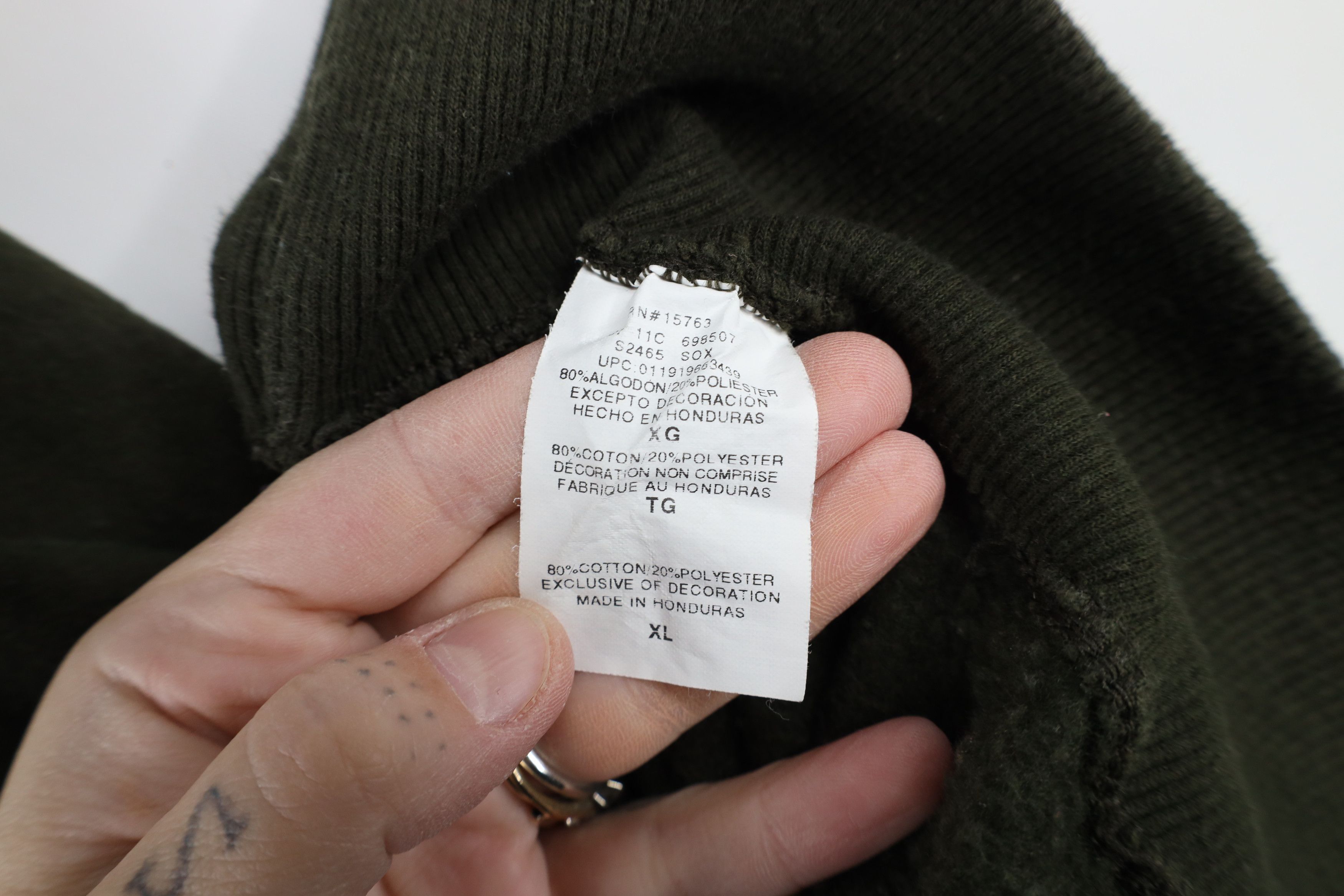 Champion × Vintage Vintage Champion Logo Crewneck Sweatshirt Hunter Green Size US XL / EU 56 / 4 - 6 Thumbnail
