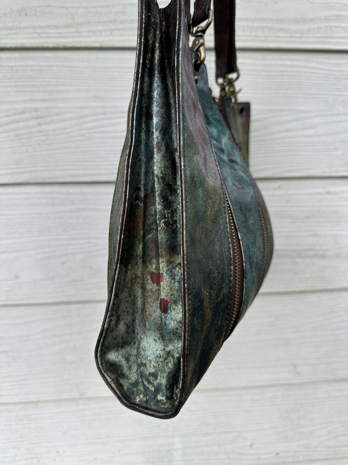 Jean Paul Gaultier Jean Paul Gaultier - FW95 "Cyber" Holographic Multi Zip Bag Size ONE SIZE - 4 Thumbnail