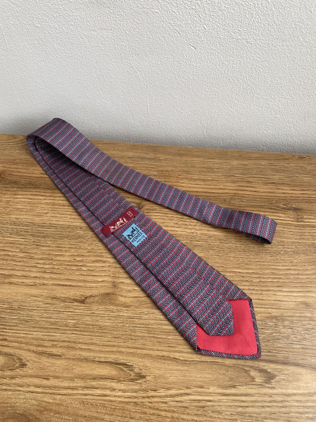 Hermes Hermes Paris Vintage 90s 100% Silk Tie Made In France 940 IA Size ONE SIZE - 2 Thumbnail