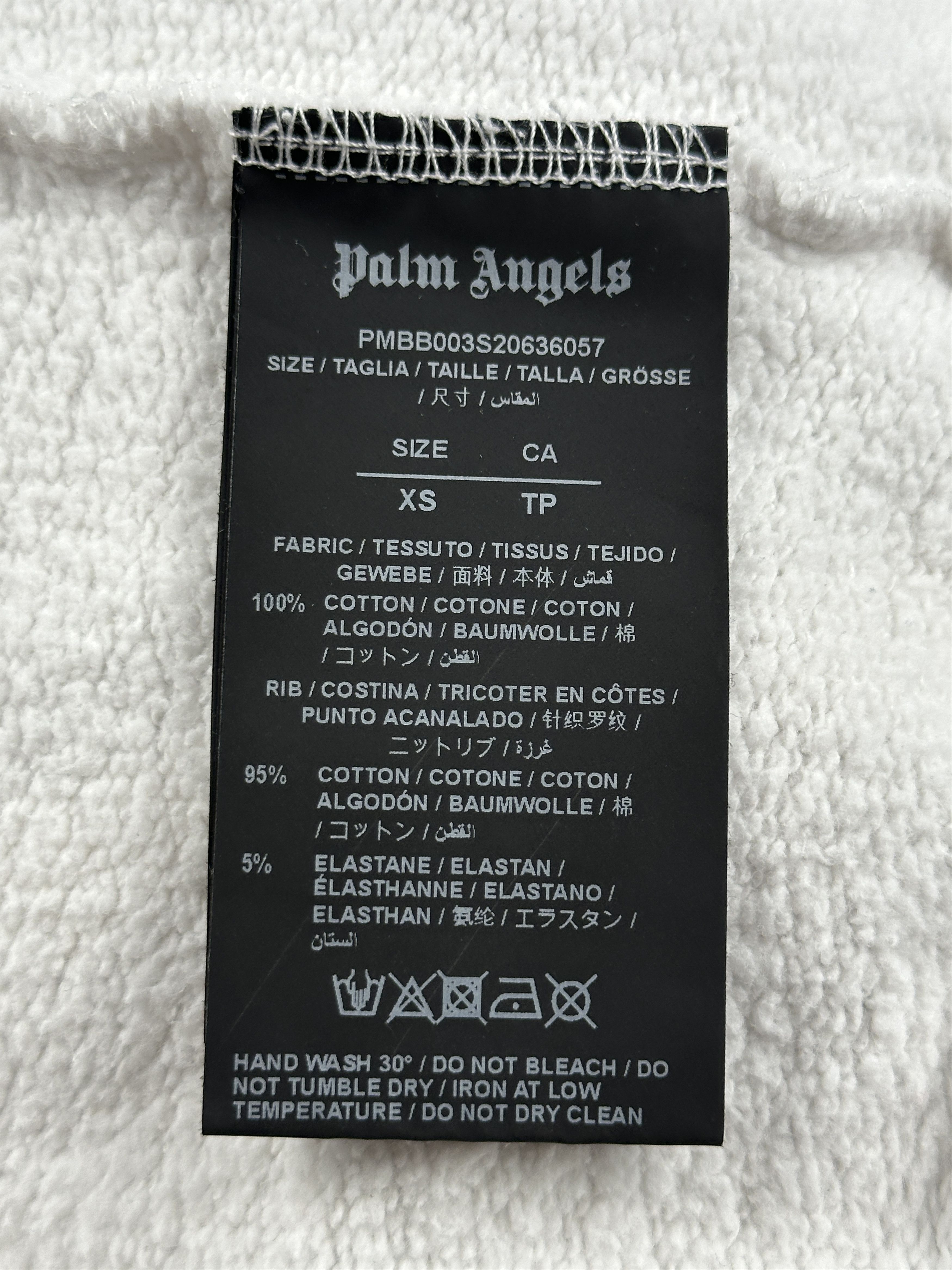 Palm Angels S/S 2020 Sprayed Logo Hoodie Size US XS / EU 42 / 0 - 17 Thumbnail