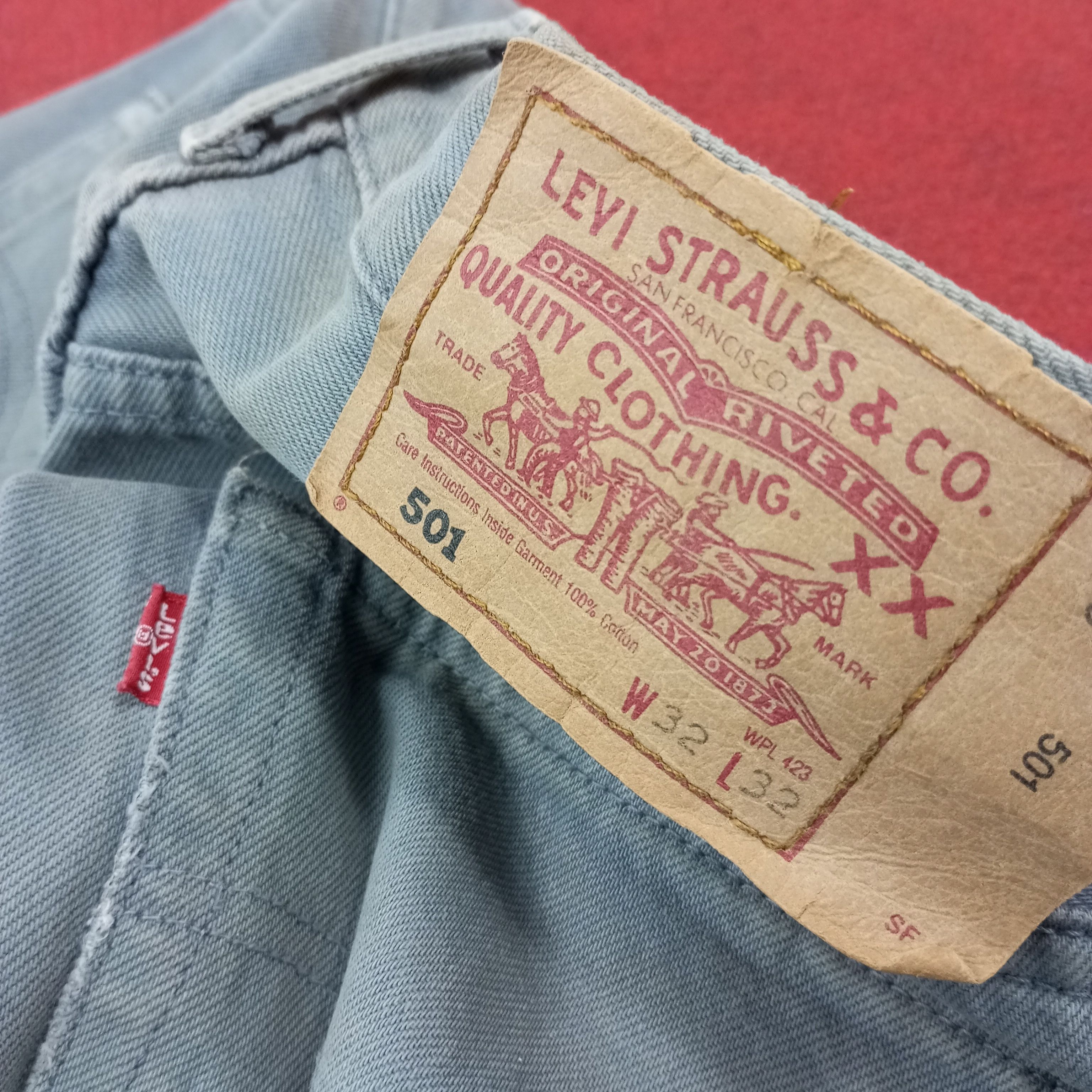Levi's Levis 501 Streetwear Style Pants c235n36 Size US 29 - 15 Thumbnail