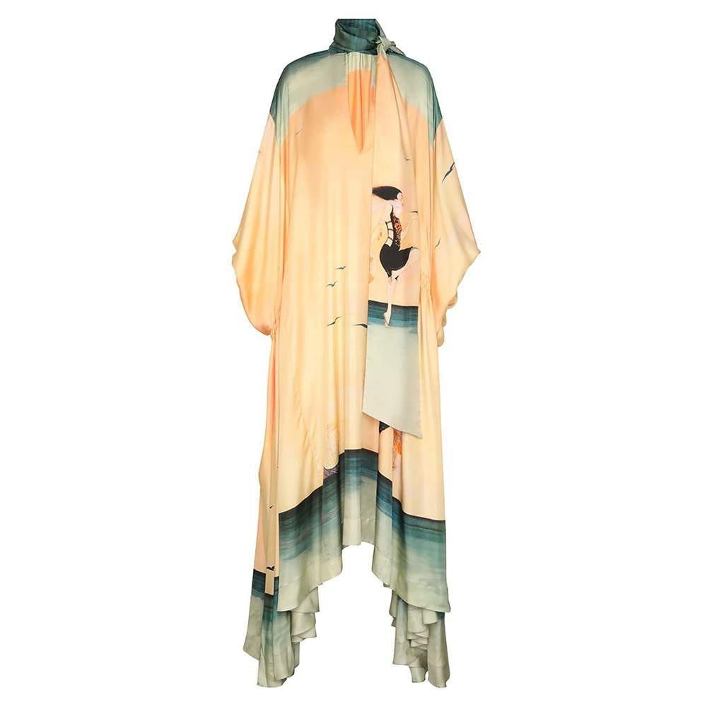 oc11z0725 Eden Billow Dress in Multicolor