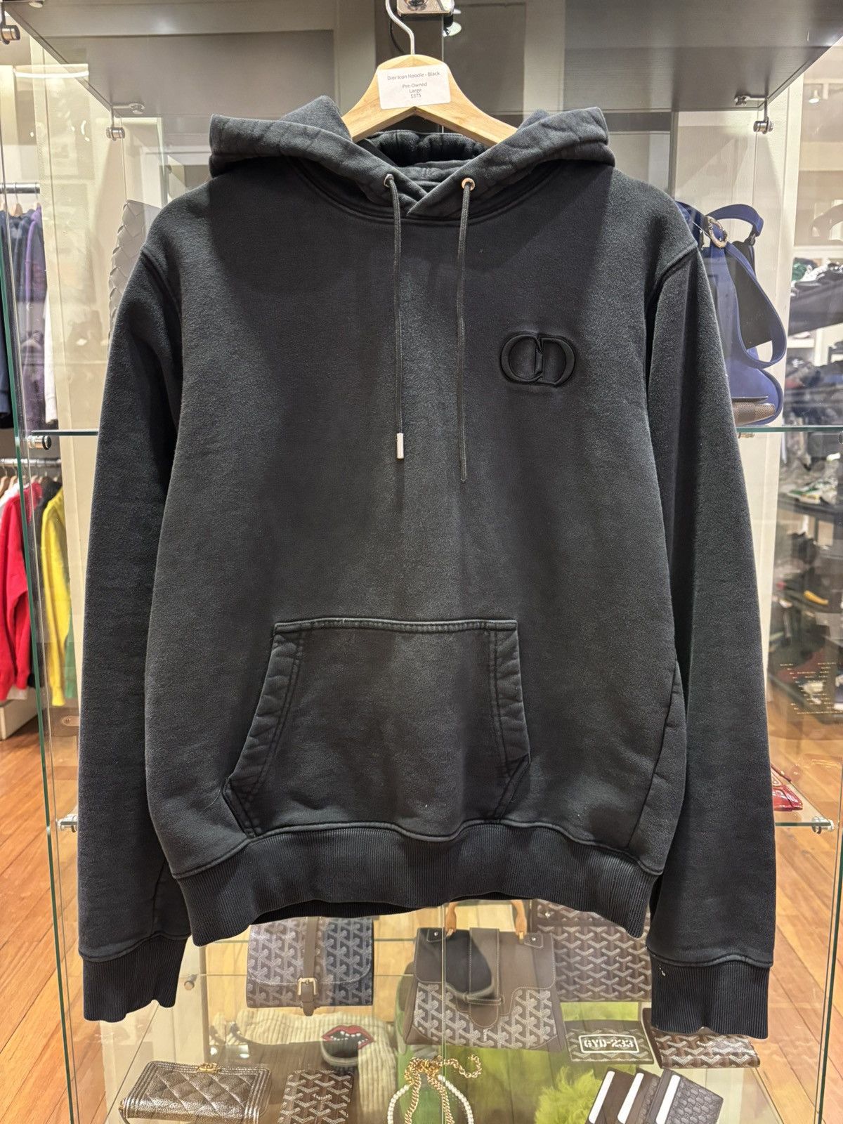 Dior Dior Icon Hoodie - Black Size US L / EU 52-54 / 3 - 1 Thumbnail
