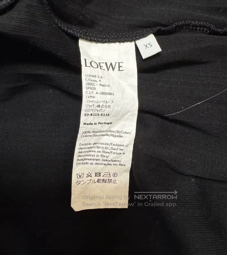 Loewe Loewe Short Sleeve T-Shirt Size XS / US 0-2 / IT 36-38 - 4 Thumbnail