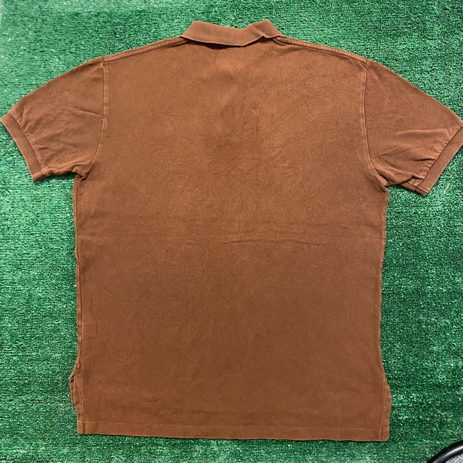 Polo Ralph Lauren Vintage Y2K Essential Tonal Brown Ralph Lauren Polo Shirt Size US L / EU 52-54 / 3 - 4 Thumbnail