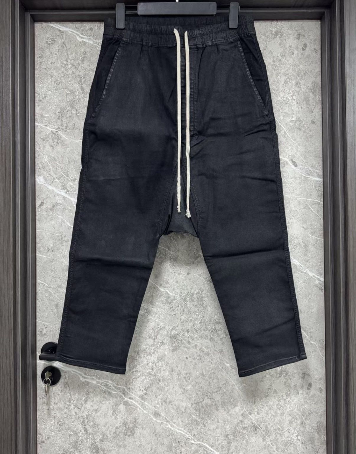 Rick Owens Rick Owens Dark Wax/Waxed 8/9 Pants Size US 32 / EU 48 - 1 Thumbnail