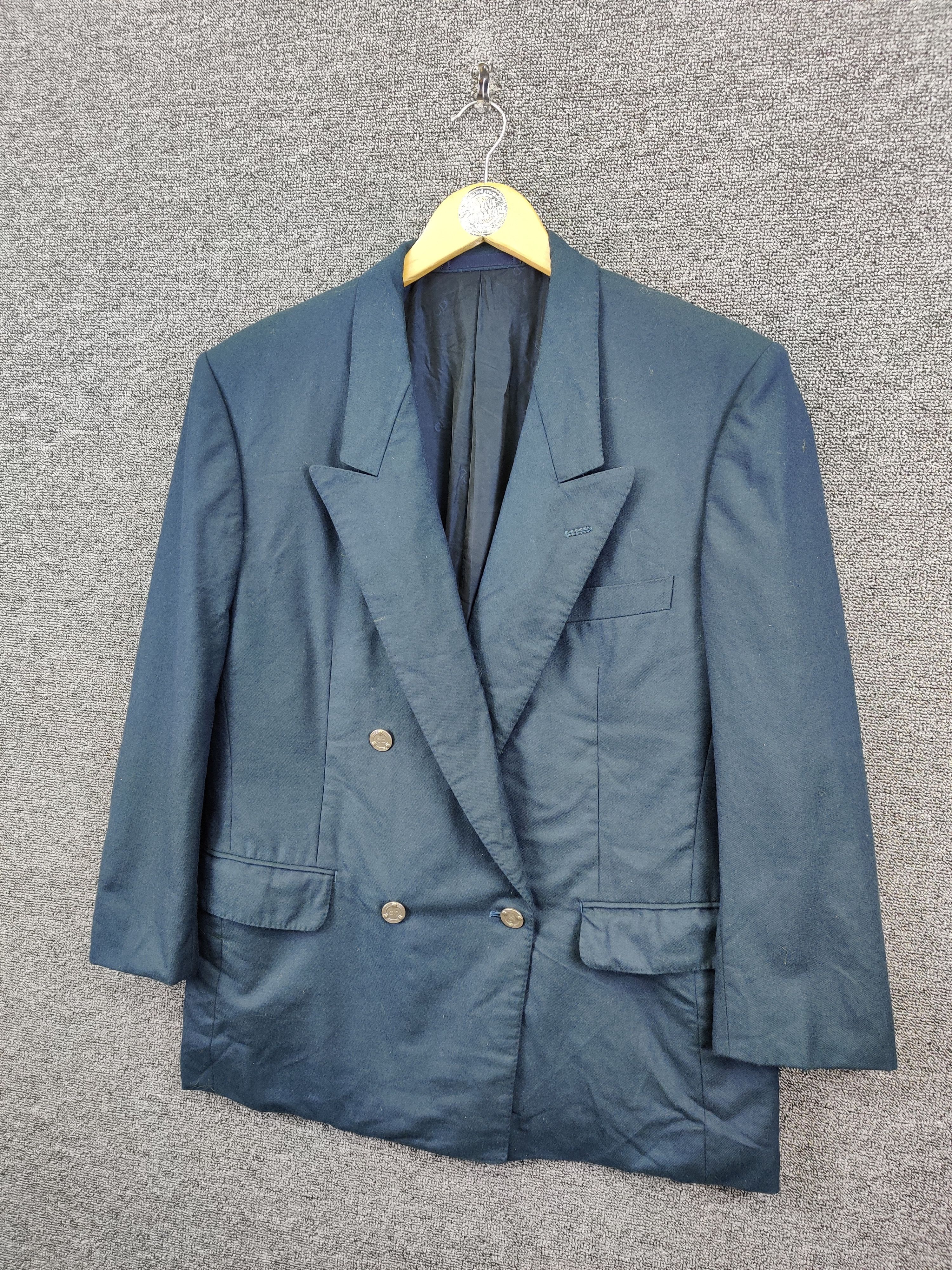 Christian Dior Monsieur Vintage Christian Dior Monsieur Wool Single Breasted Blazer Size US M / EU 48-50 / 2 - 2 Thumbnail