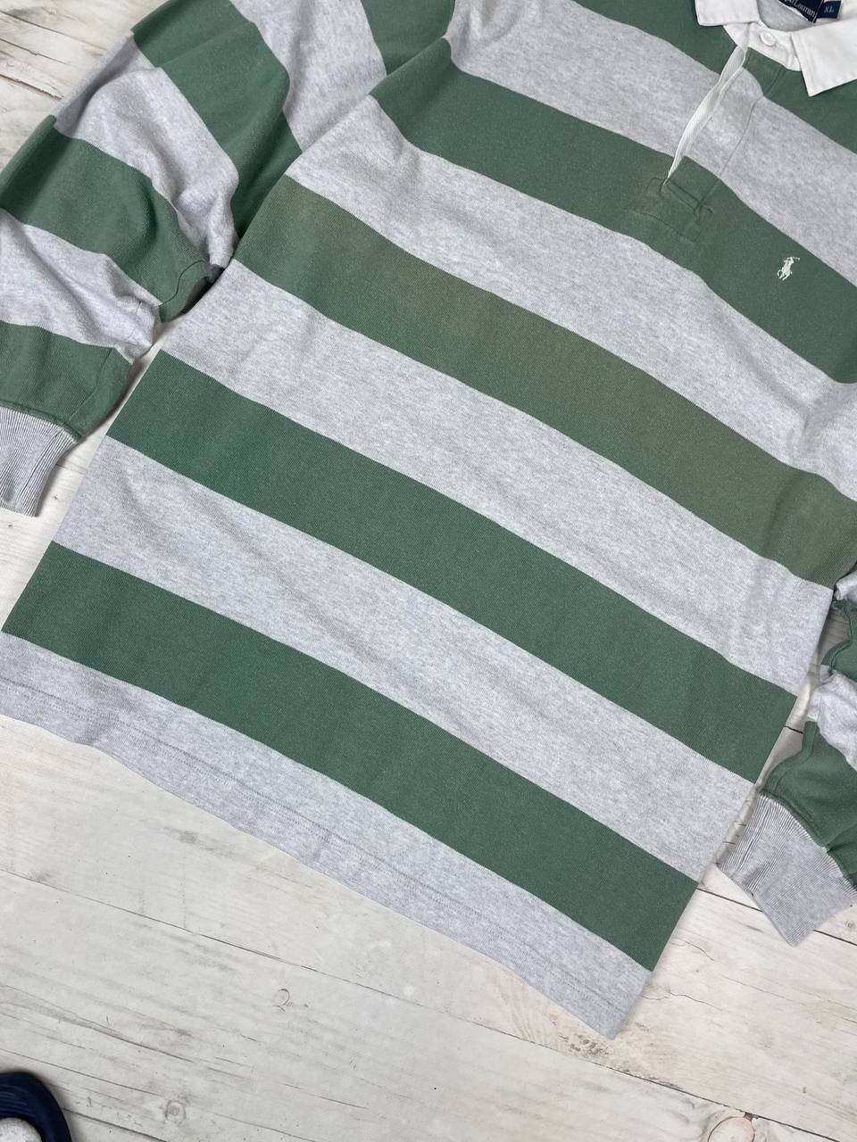 Vintage Polo Ralph Lauren Long Sleeve Shirt Rugby Striped