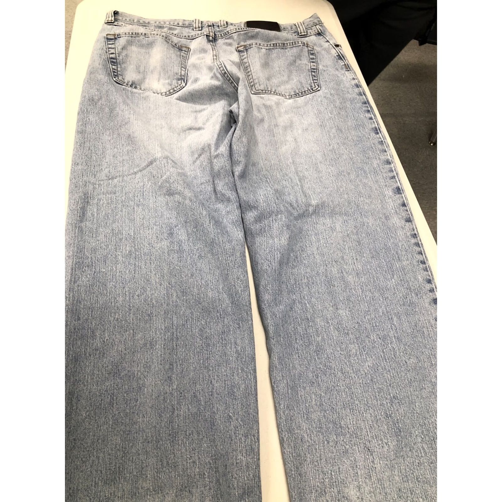 Vintage Axist Jeans Size 38x27 Regular Denim Cotton Blue Logo mens Straight 27 Inseam Preowned Size US 38 / EU 54 - 4 Thumbnail