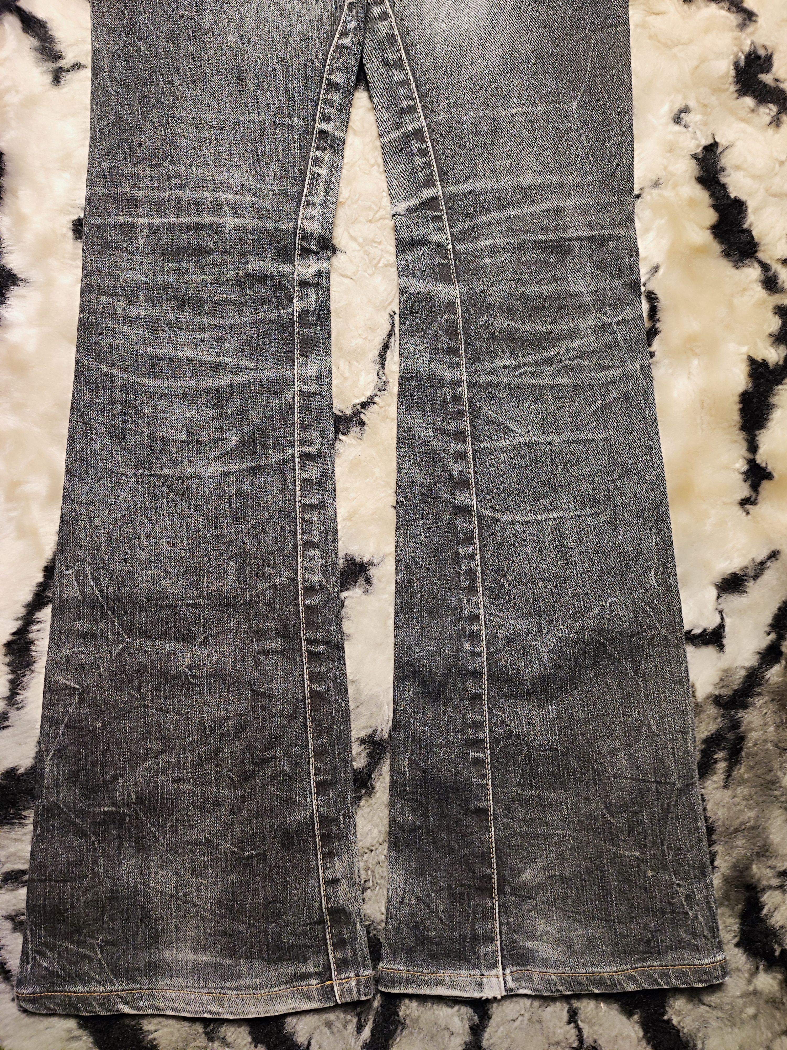 Undercover Vienus Something Edwin Flared Bootcut Low Rise Washed 26x31 Size 26" / US 2 / IT 38 - 15 Thumbnail