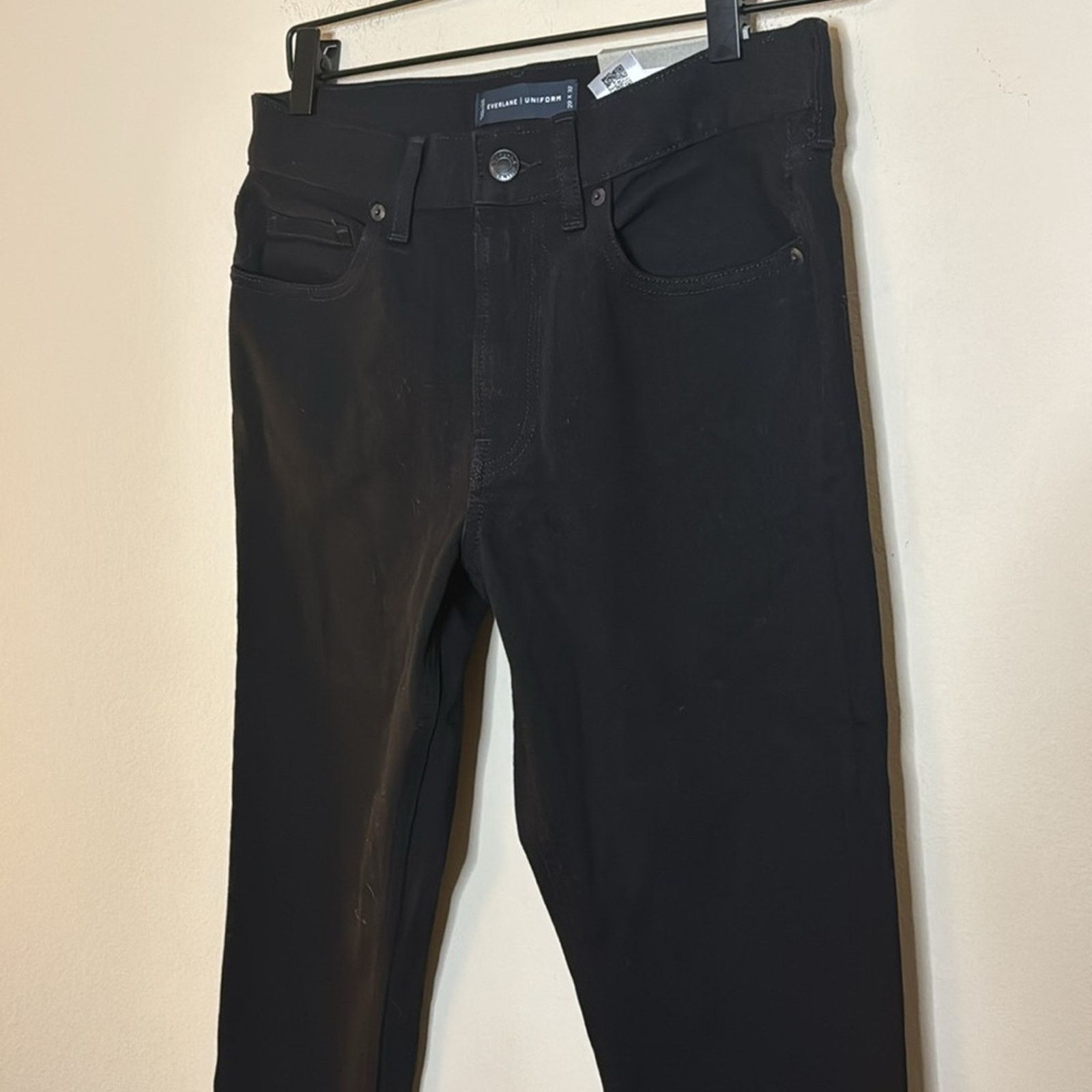 Everlane Everlane Men’s Straight Leg Slim Fit Denim Jeans Black 29x32 Size US 29 - 3 Thumbnail