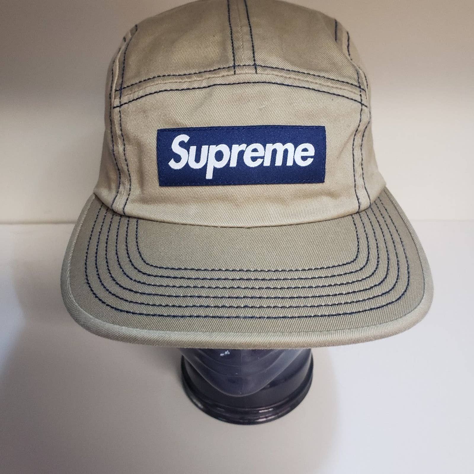 Supreme Contrast Stitch Camp Cap | Grailed