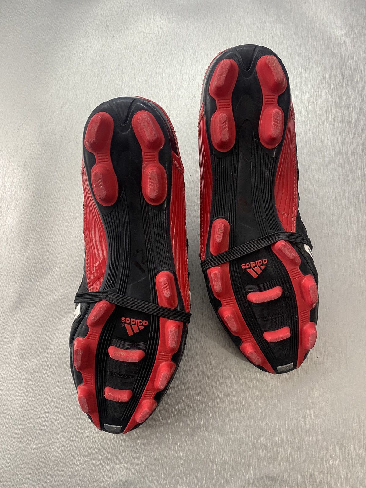 Vintage Adidas Predator Absolado TRX FG Red Black Size US 7.5 / EU 40-41 - 15 Thumbnail