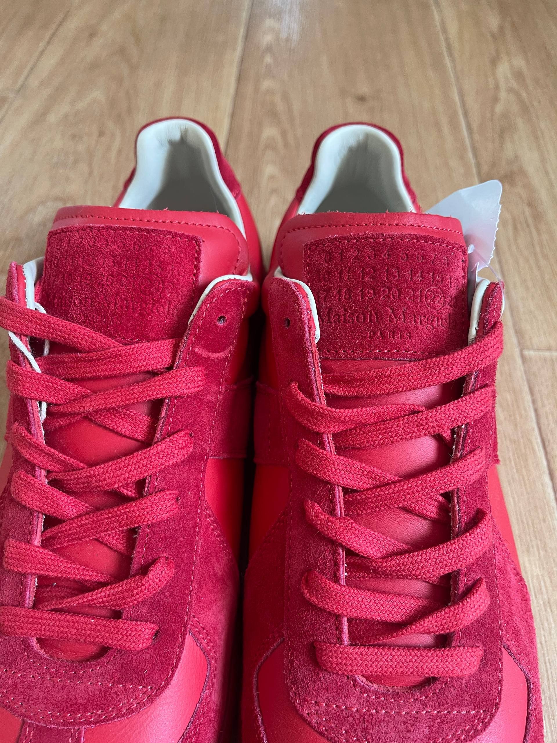 Maison Margiela Maison Martin Margiela MMM Low tTop Replica Red Sneaers Sz41 Size US 8 / EU 41 - 19 Thumbnail