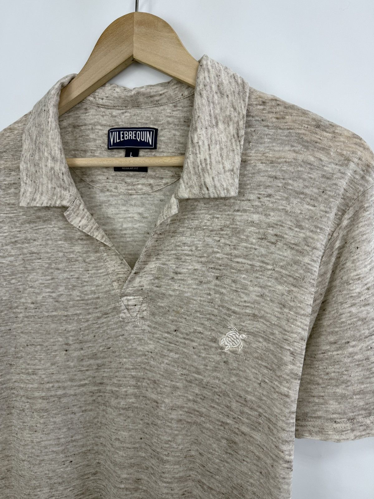 Vilebrequin 🇫🇷 Vilebrequin Linen Luxury Regular Fit Polo T-Shirt Rare Size US L / EU 52-54 / 3 - 4 Thumbnail